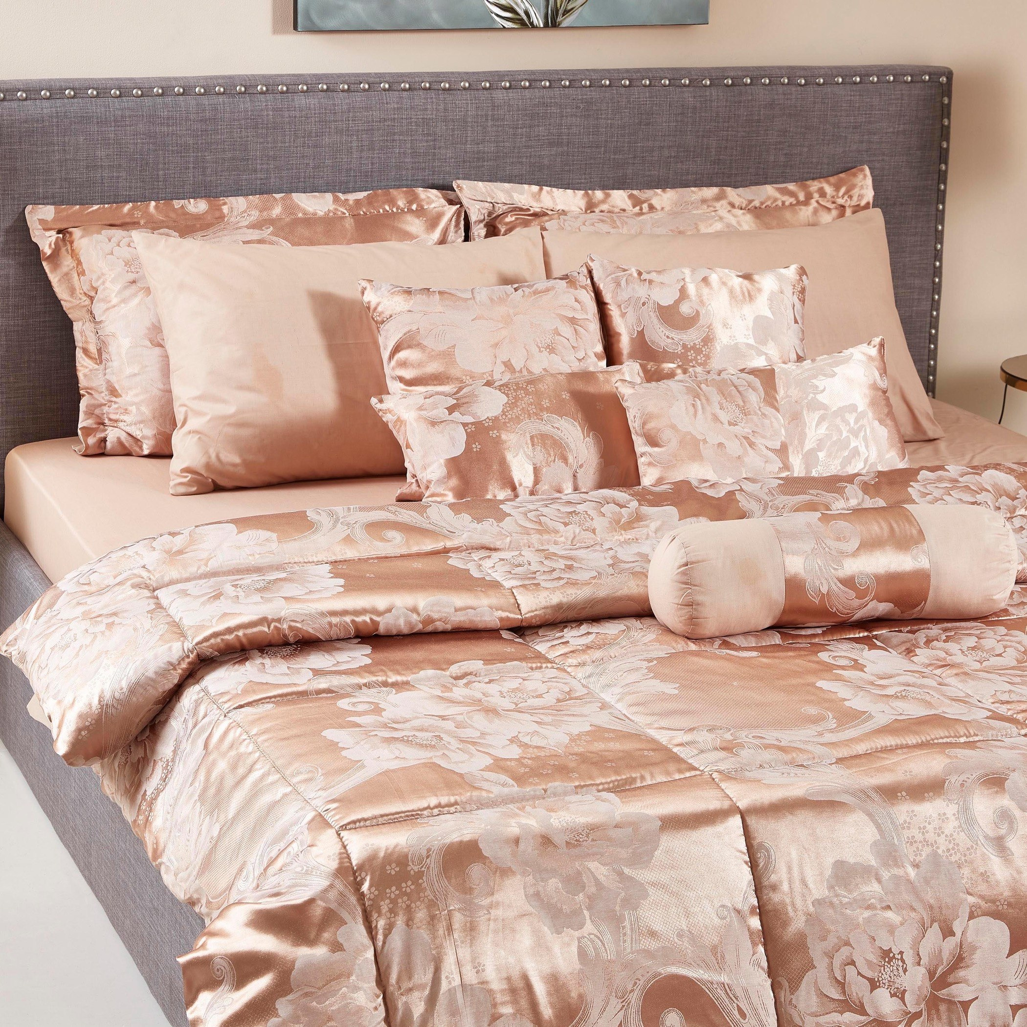 Ethan Jacquard 12-Piece Super King BIAB Comforter Set - 240x260 cm-hbxhomeware-hbxdecorandfurnishings-image-1