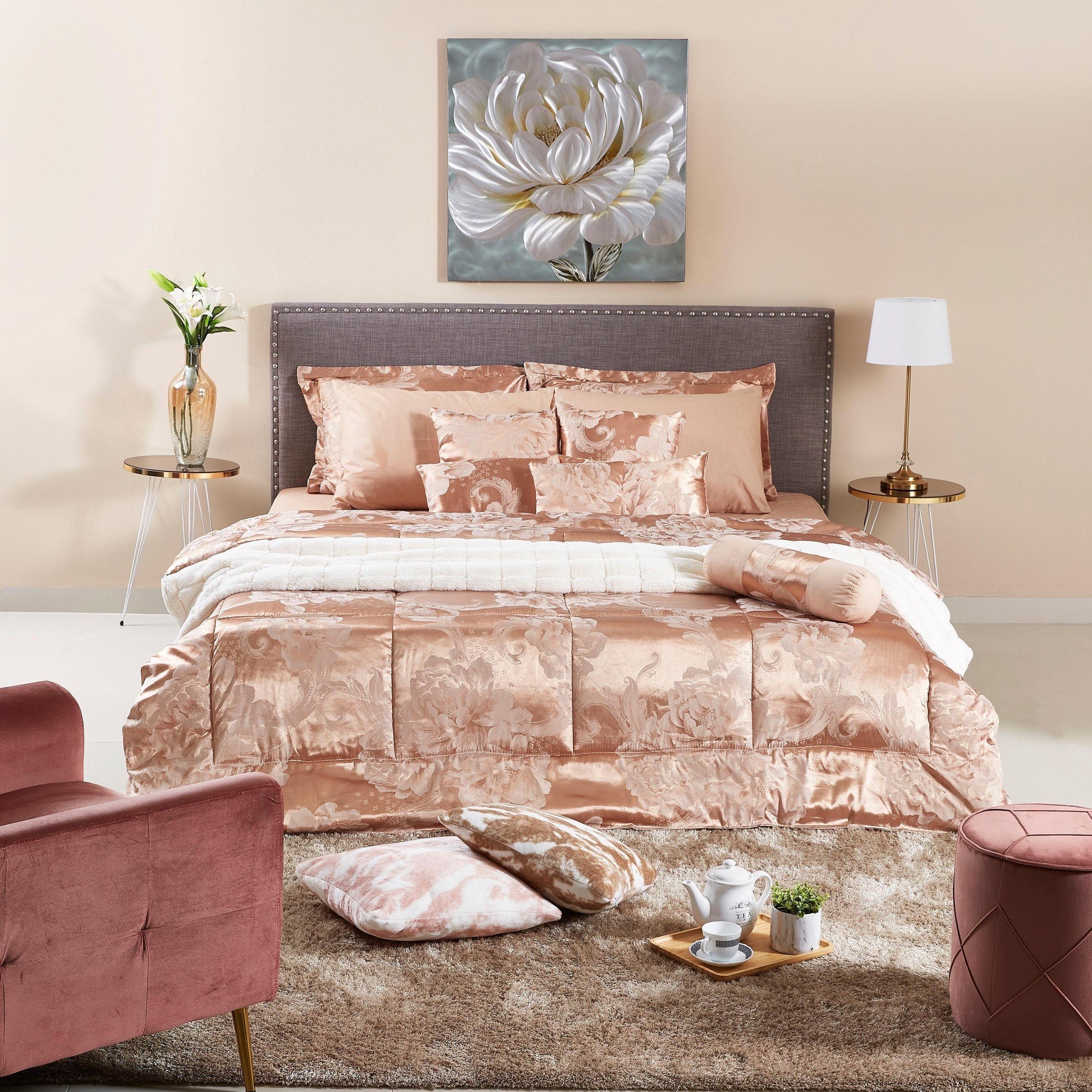 Ethan Jacquard 12-Piece Super King BIAB Comforter Set - 240x260 cm-hbxhomeware-hbxdecorandfurnishings-image-2