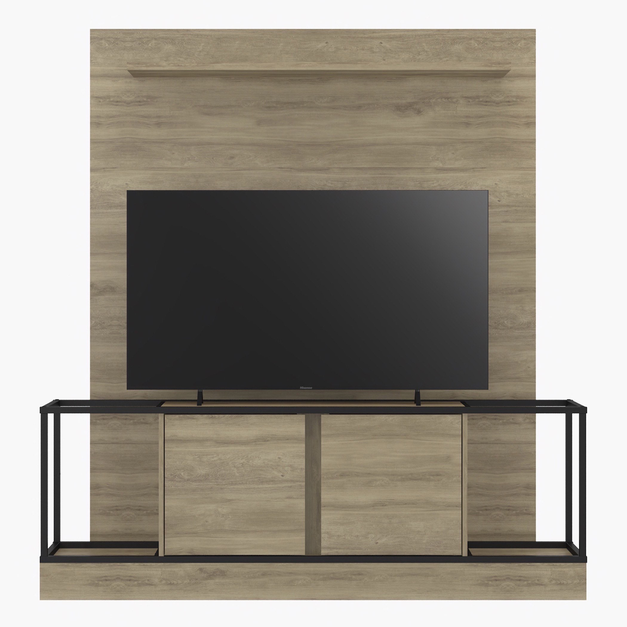 وحدة عرض متعددة الاستخدامات بدرجين للتلفزيونات 60 بوصة من لانكوم-hbxlivingroom-mediaunitsandstorage-wallunits-image-2