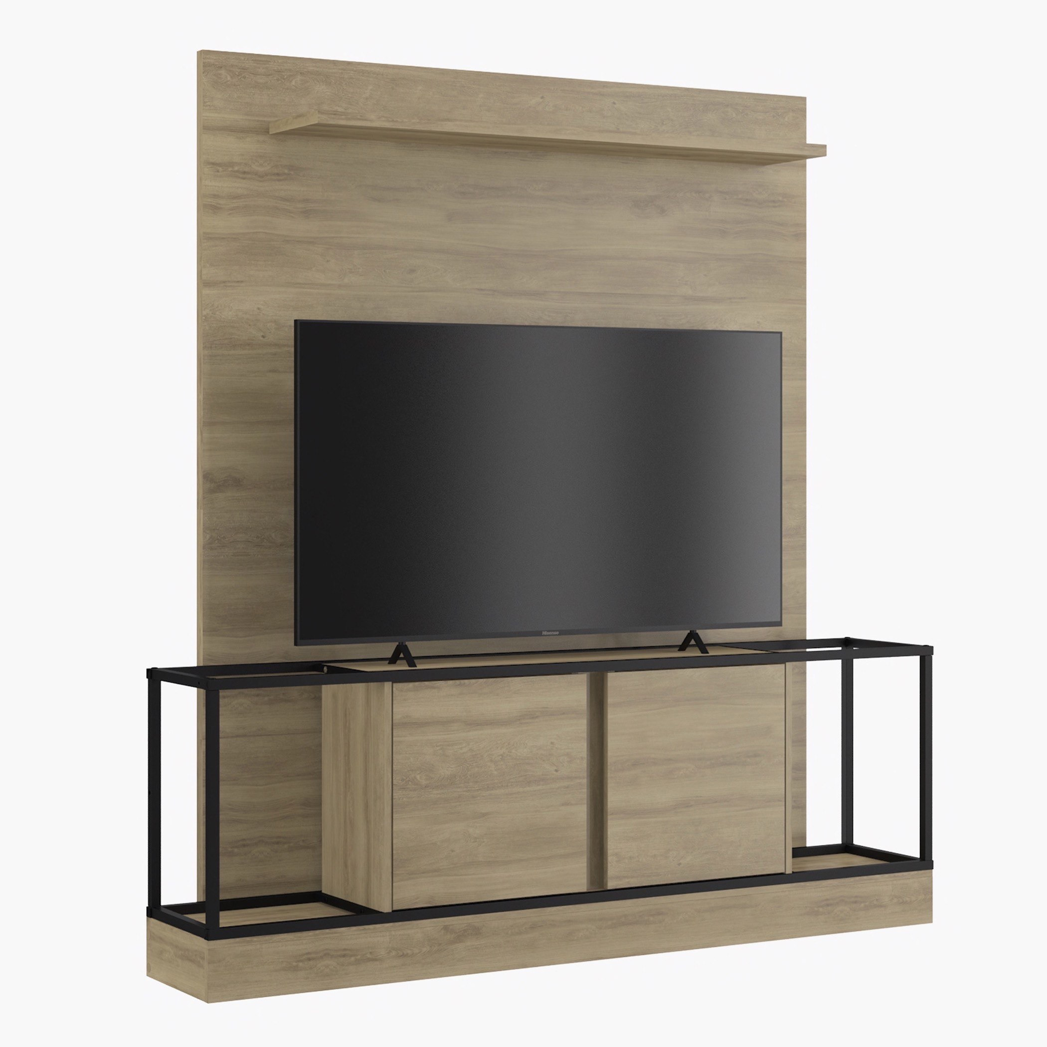 وحدة عرض متعددة الاستخدامات بدرجين للتلفزيونات 60 بوصة من لانكوم-hbxlivingroom-mediaunitsandstorage-wallunits-image-3