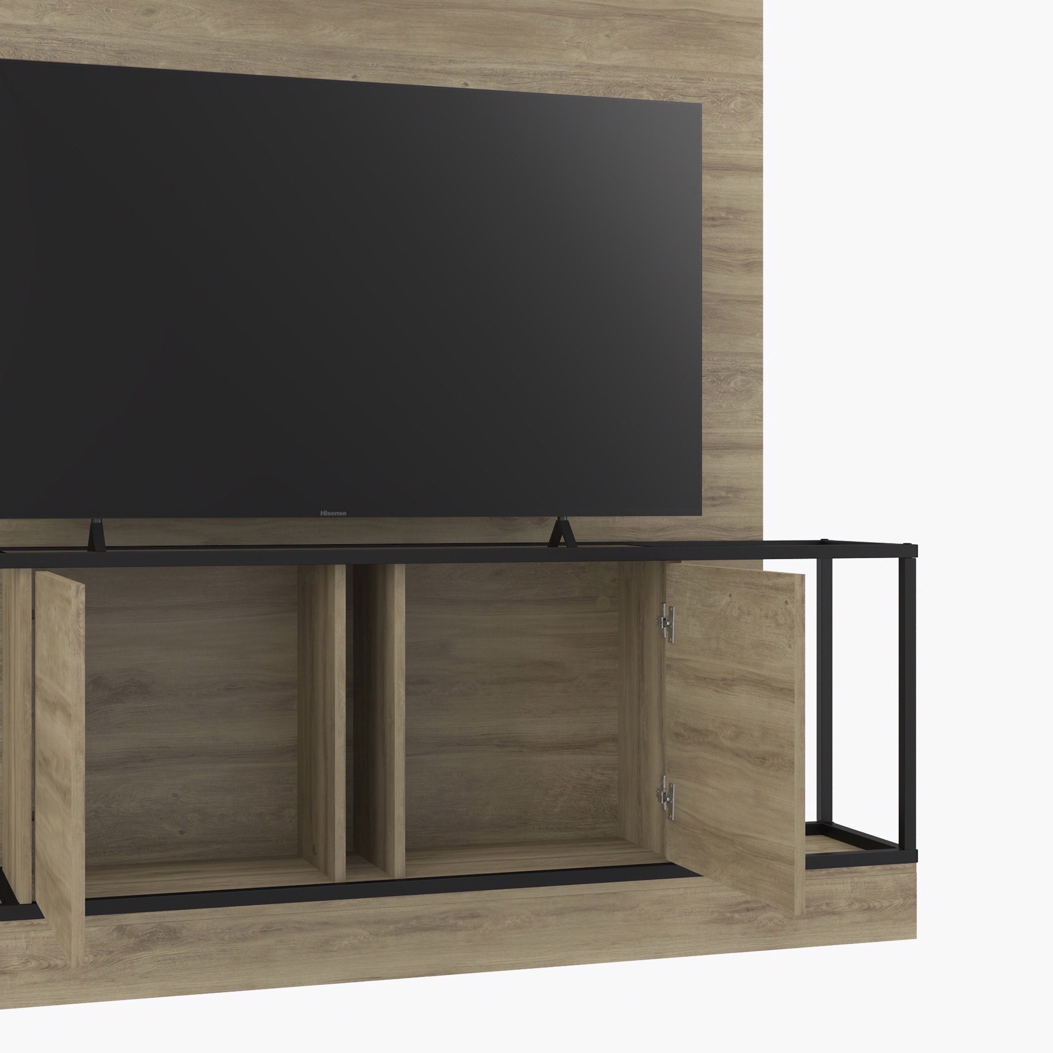 وحدة عرض متعددة الاستخدامات بدرجين للتلفزيونات 60 بوصة من لانكوم-hbxlivingroom-mediaunitsandstorage-wallunits-image-5