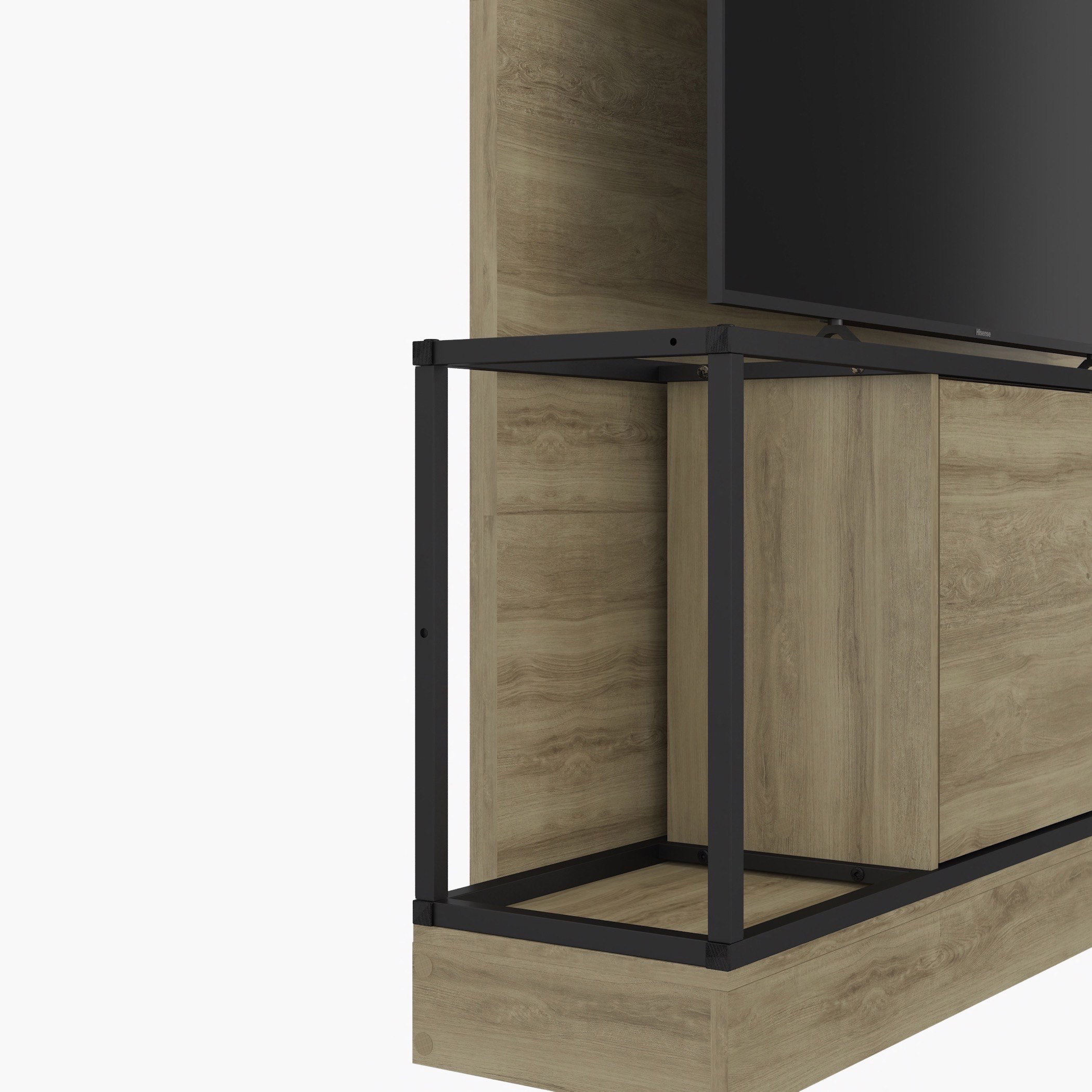 وحدة عرض متعددة الاستخدامات بدرجين للتلفزيونات 60 بوصة من لانكوم-hbxlivingroom-mediaunitsandstorage-wallunits-image-6