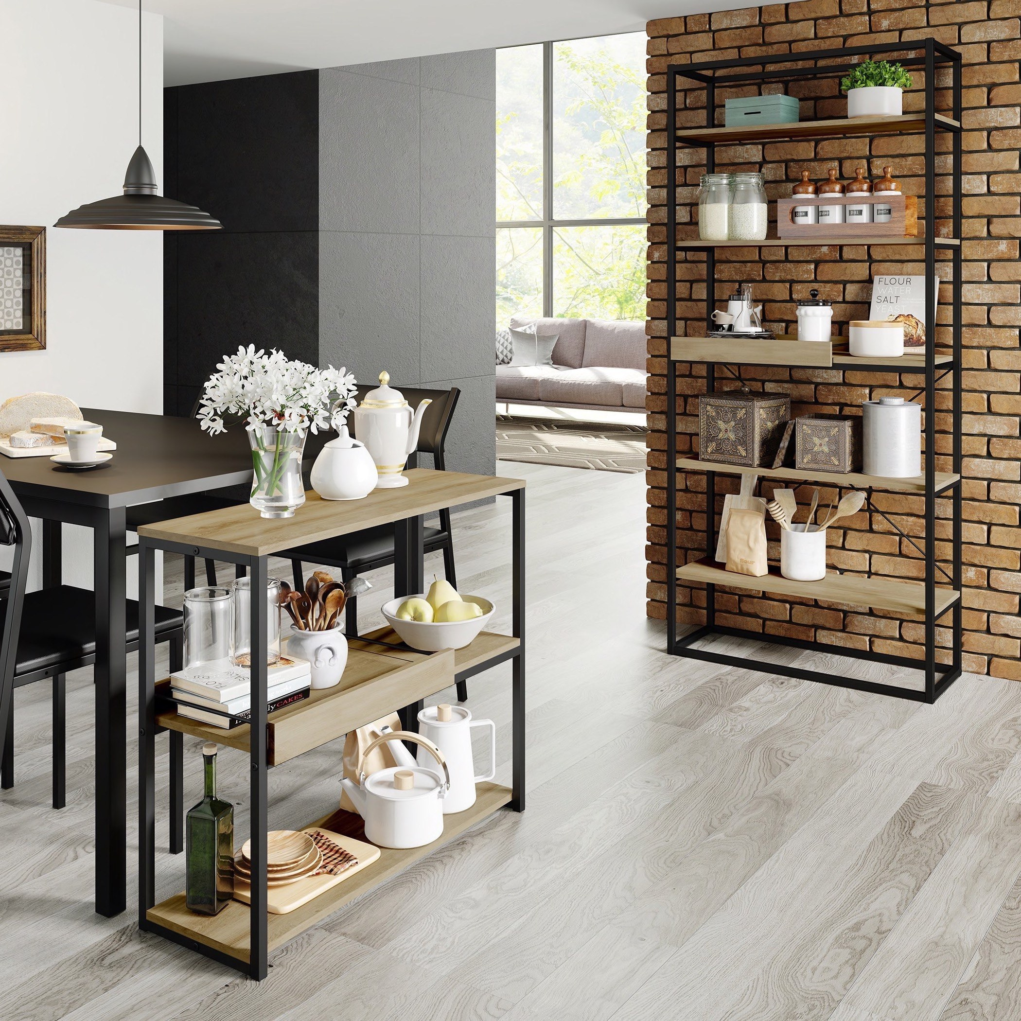 Lancom 5-Shelf Bookcase with Tray-hbxfurniture-office-bookcases-image-7