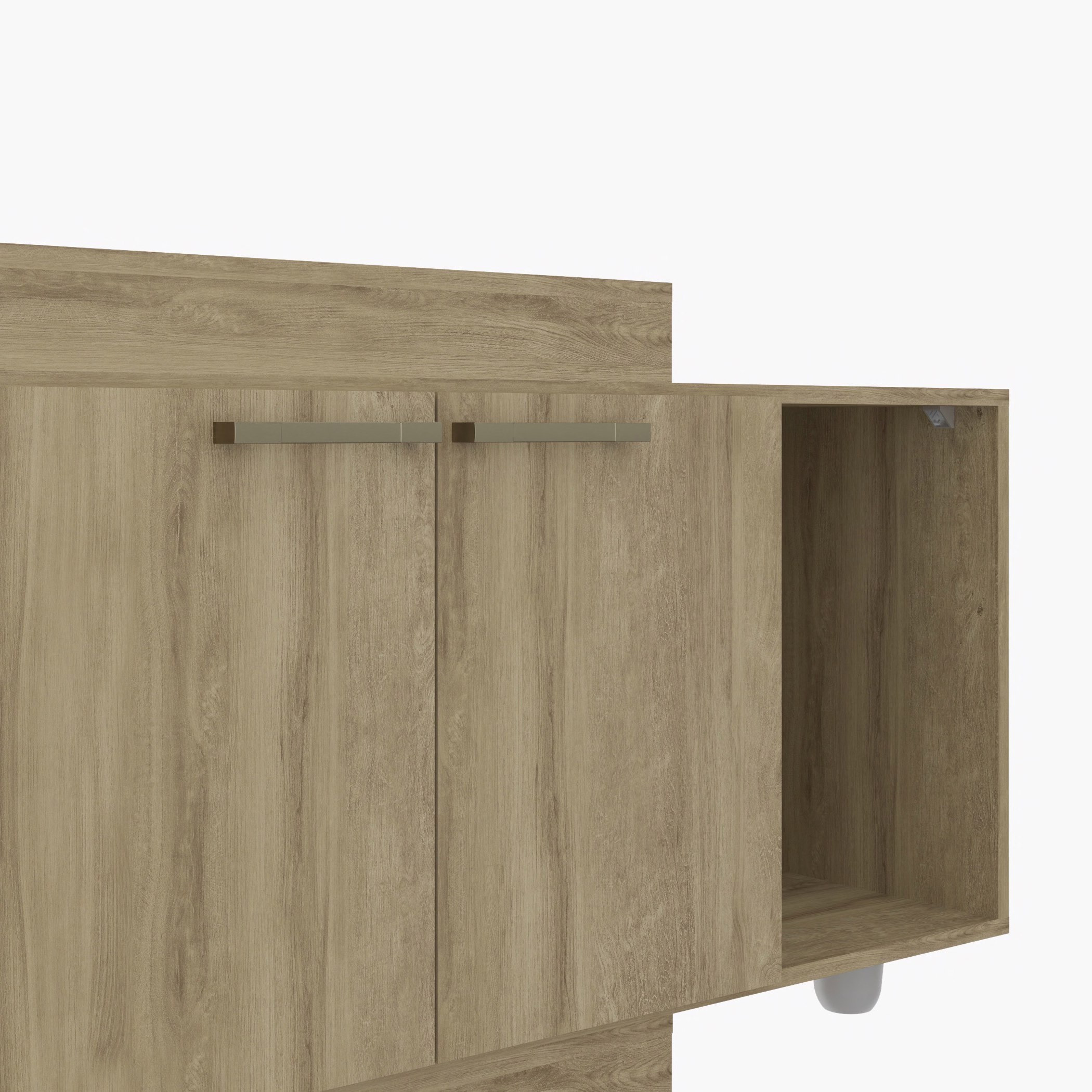 حامل تلفزيون قابل للتمدّد ببابين للتلفزات حتى 42 بوصة من لانكوم-hbxlivingroom-mediaunitsandstorage-tvunits-image-6