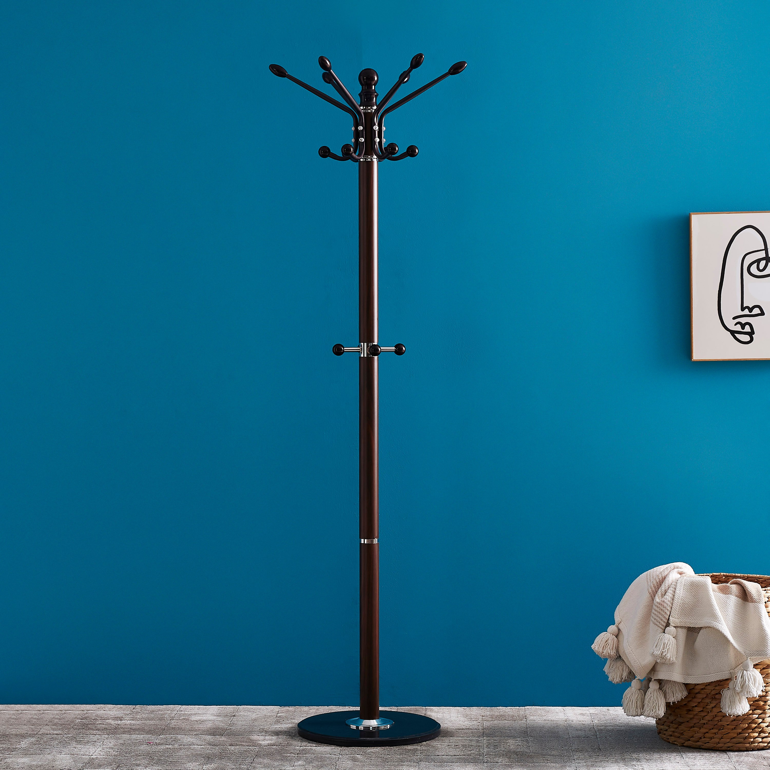 علاقة معطف بقاعدة رخامية-hbxhomeware-bathandlaundry-clothesdryingracks-image-1