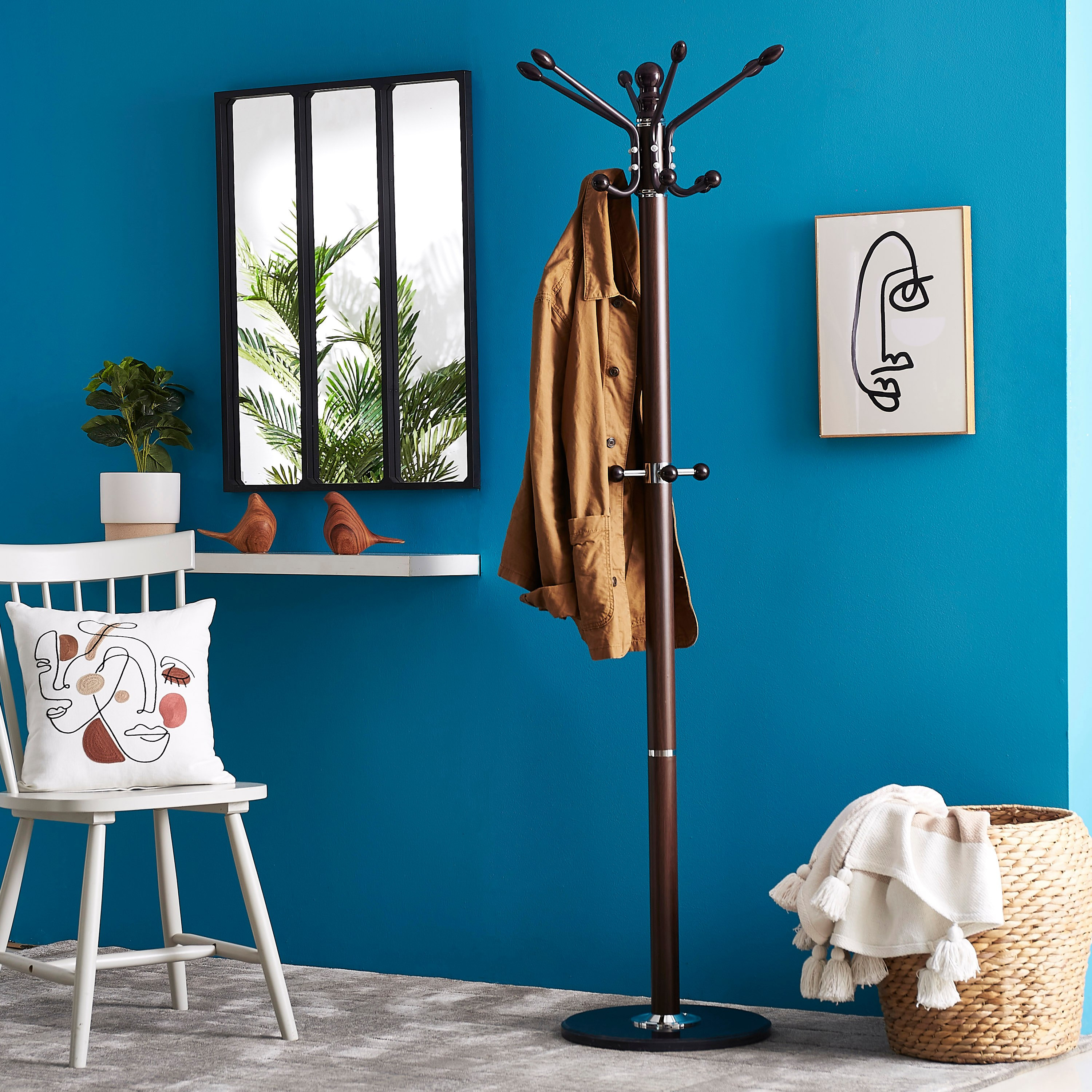 علاقة معطف بقاعدة رخامية-hbxhomeware-bathandlaundry-clothesdryingracks-image-5