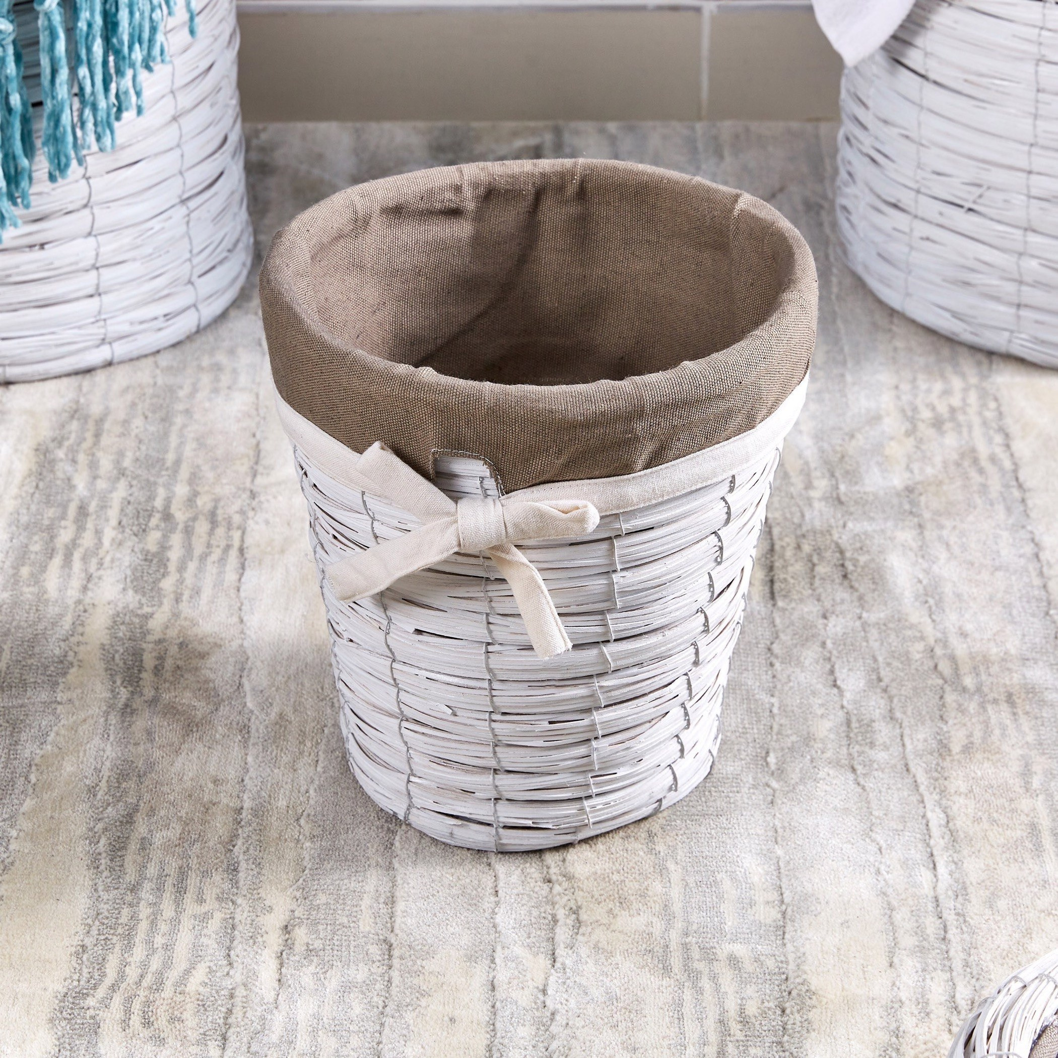 سلّة غسيل مستديرة من ناتشورا-hbxbathroom-bathroomstorage-laundryhampers-image-1