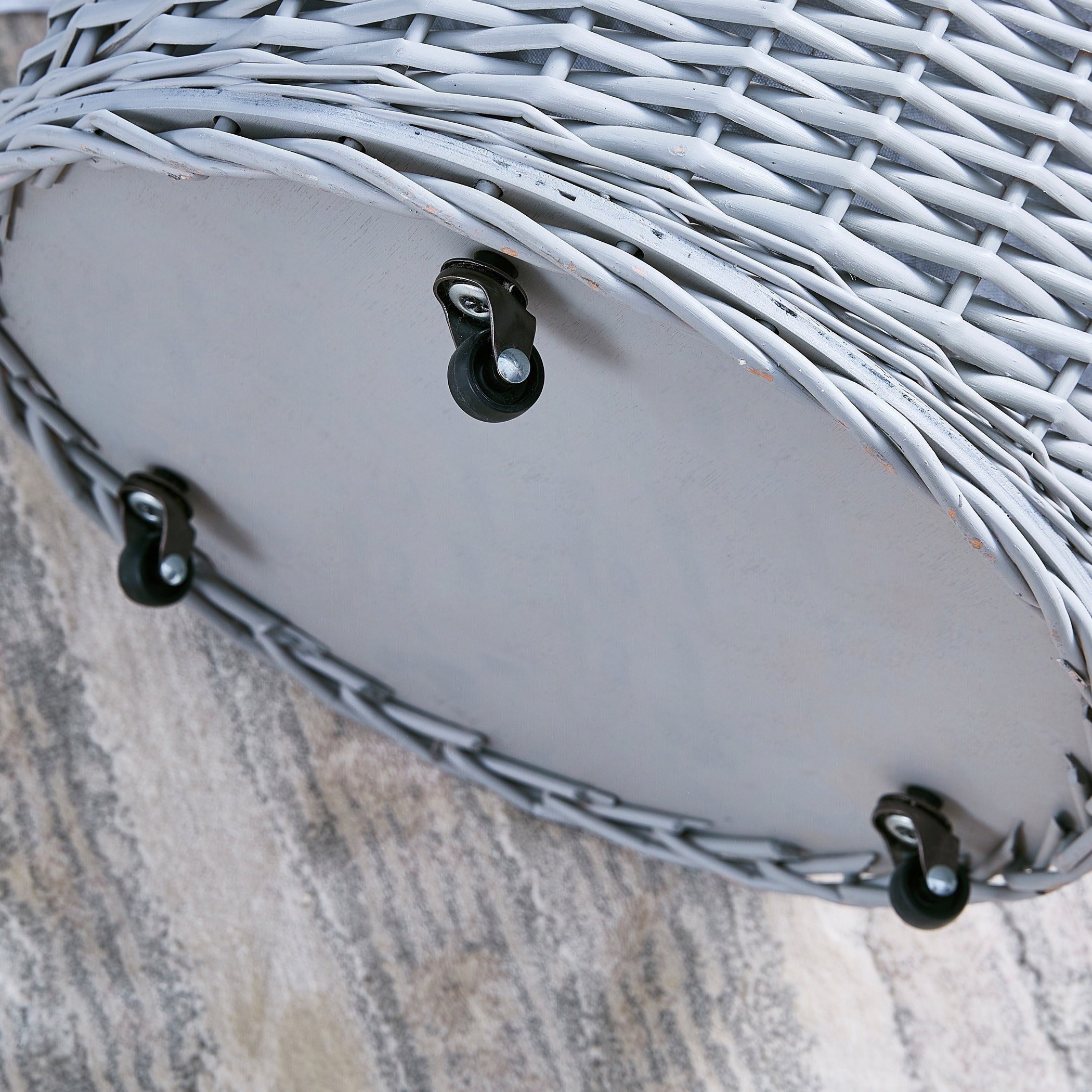 Round Laundry Hamper with Wheels-hbxbathroom-bathroomstorage-laundryhampers-image-5