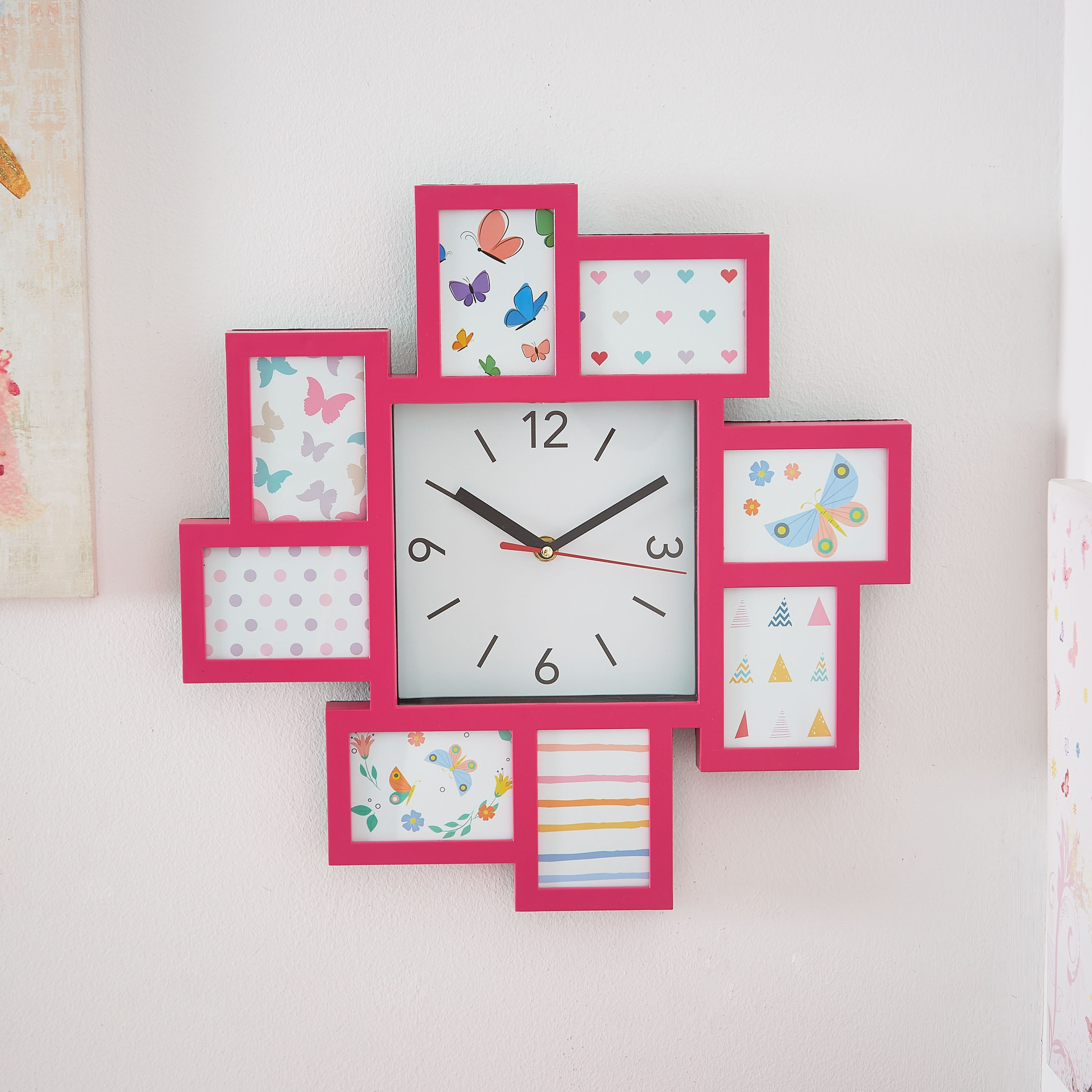 Era Wall Clock with Photo Frames-hbxhomeware-hbxkidsandyouth-image-2