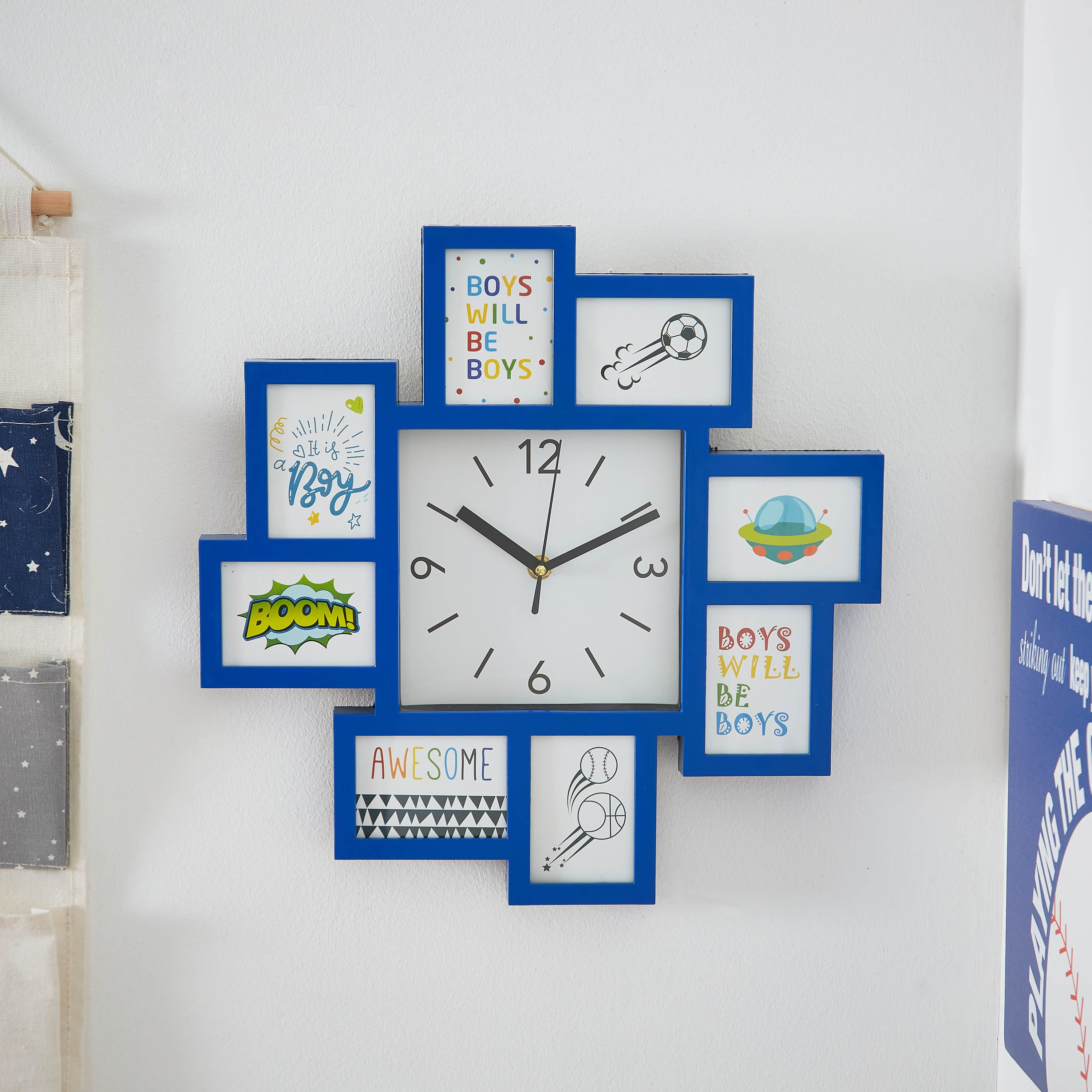 Era Wall Clock with Photo Frames-hbxhomeware-hbxkidsandyouth-image-2