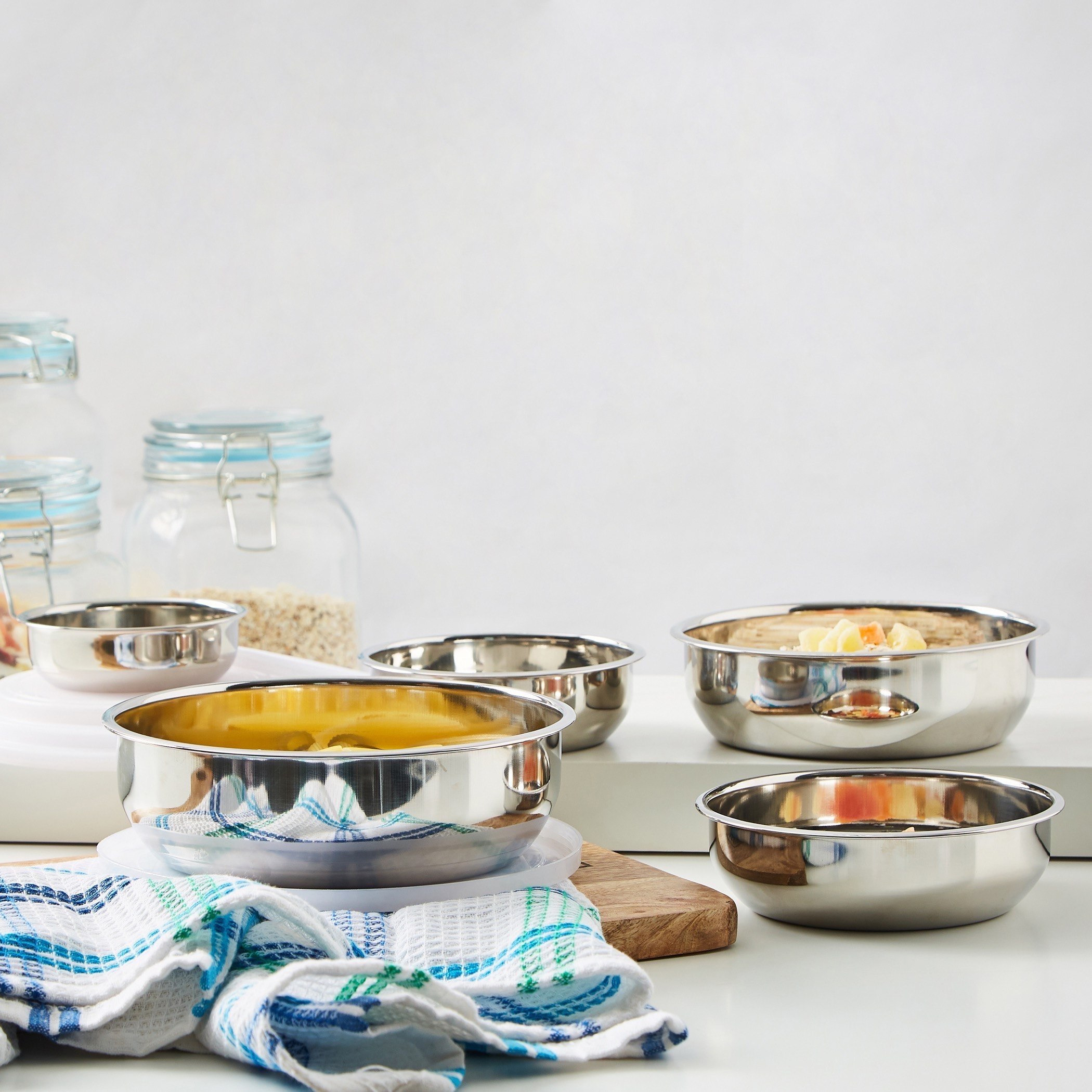 Premia 10-Piece Stainless Steel Food Storage Bowl Set-hbxdecorandfurnishings-tabletop-crockery-image-4