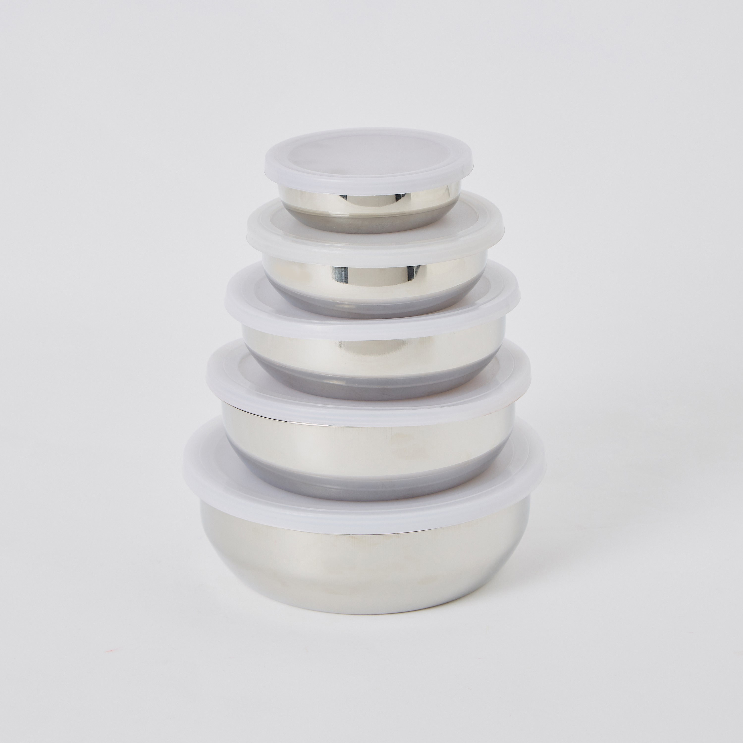 Premia 10-Piece Stainless Steel Food Storage Bowl Set-hbxdecorandfurnishings-tabletop-crockery-image-5