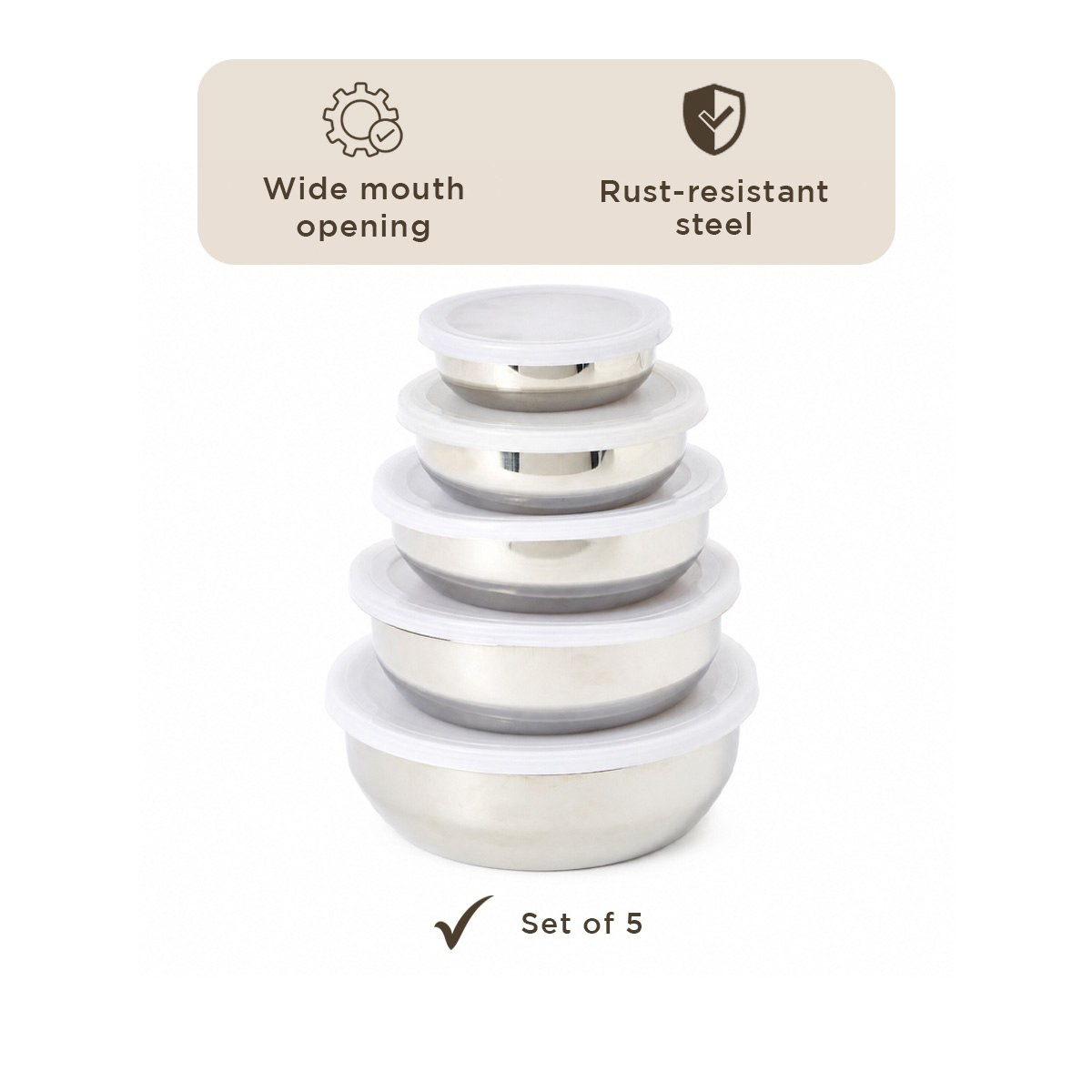 Premia 10-Piece Stainless Steel Food Storage Bowl Set-hbxdecorandfurnishings-tabletop-crockery-image-6