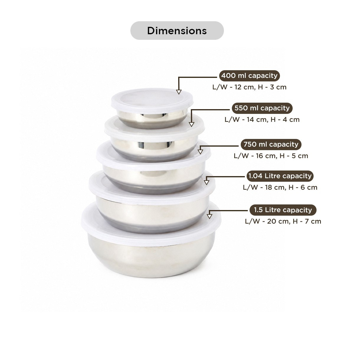 Premia 10-Piece Stainless Steel Food Storage Bowl Set-hbxdecorandfurnishings-tabletop-crockery-image-8