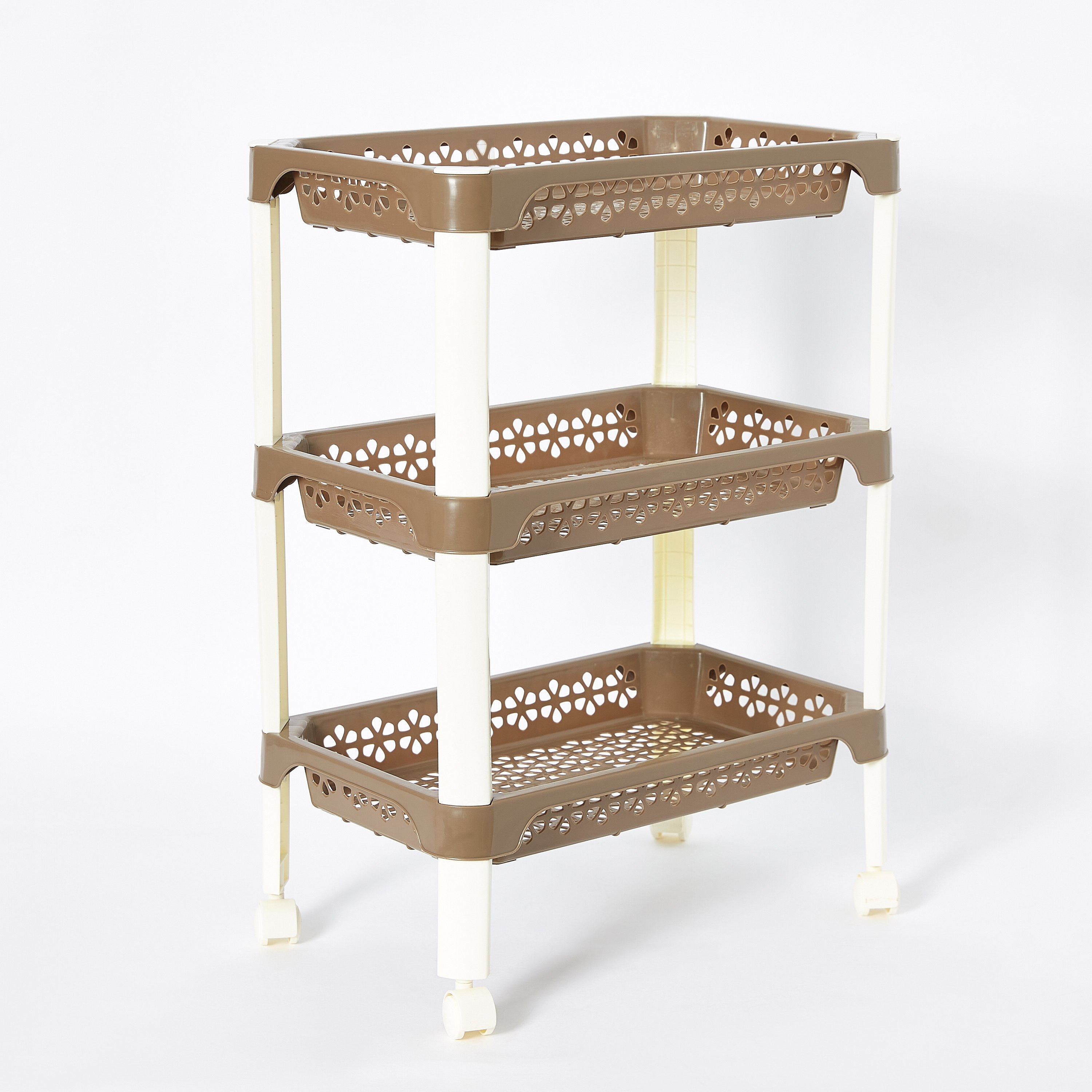 عربة ترولي متعددة الاستخدامات بعجلات و3 طوابق من فلورينا - 42x26x55 سم-hbxlivingroom-tablesandstands-servingtrolleys-image-6