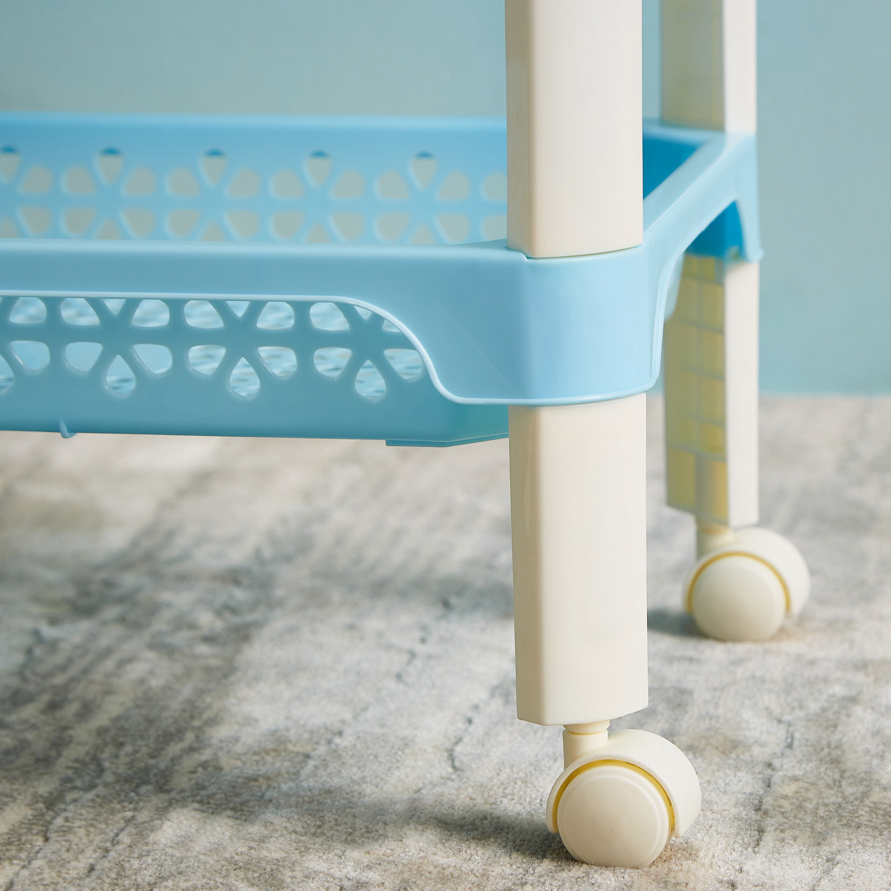 عربة ترولي متعددة الاستخدامات بعجلات و3 طوابق من فلورينا - 42x26x55 سم-hbxlivingroom-tablesandstands-servingtrolleys-image-3