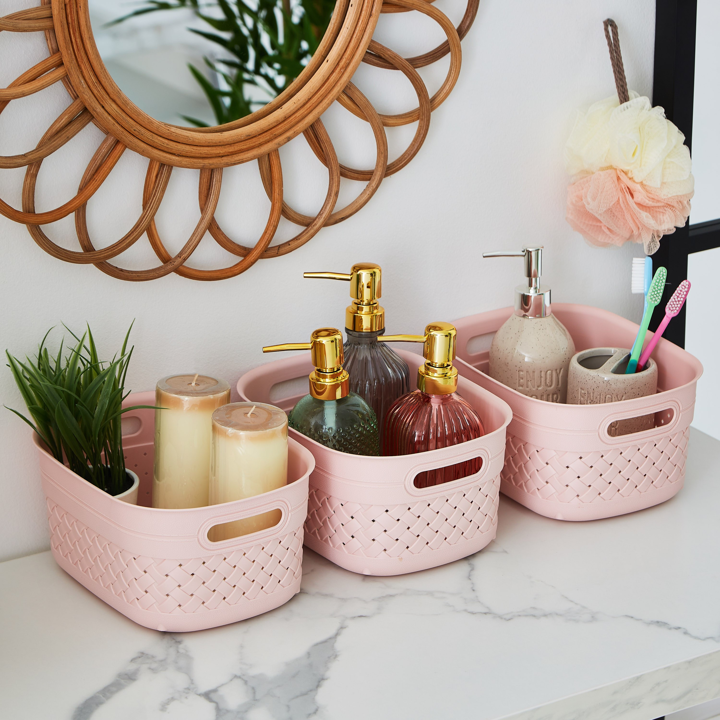 Stitch 3-Piece Basket Set - 3.7 L-hbxbedroom-bedroomaccessories-bedroomstorage-image-1