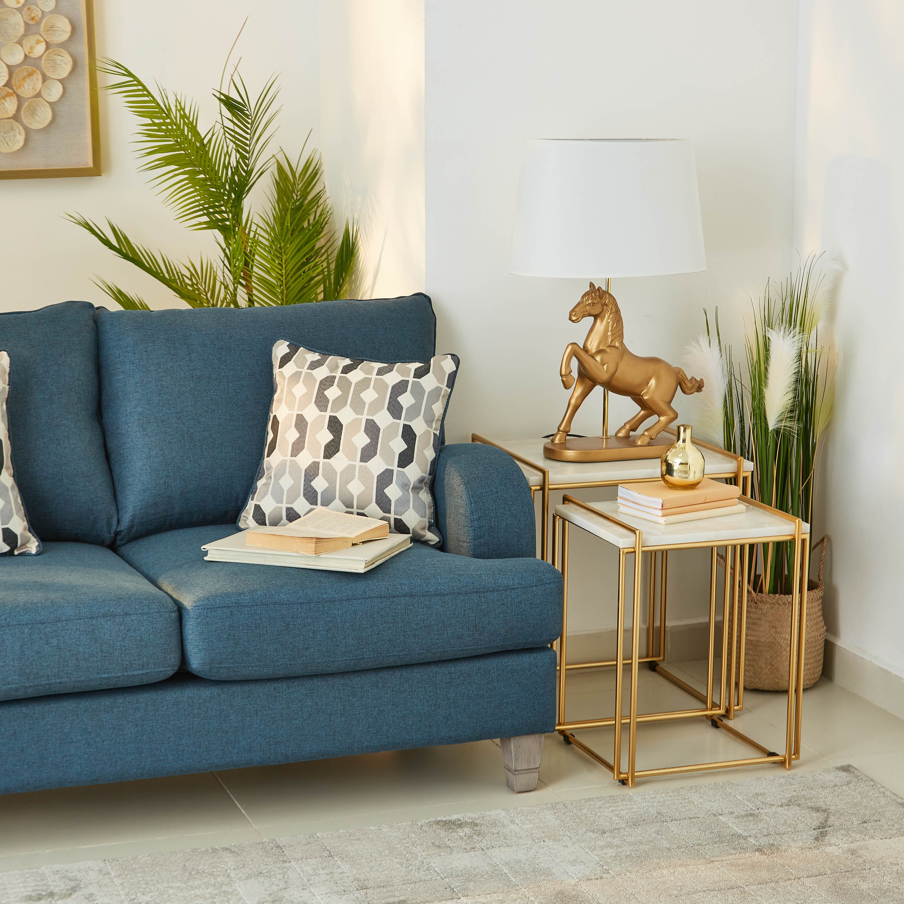 طاولة جانبية رخام من نيفا - طقم من قطعتين-hbxfurniture-livingroom-endtables-image-7