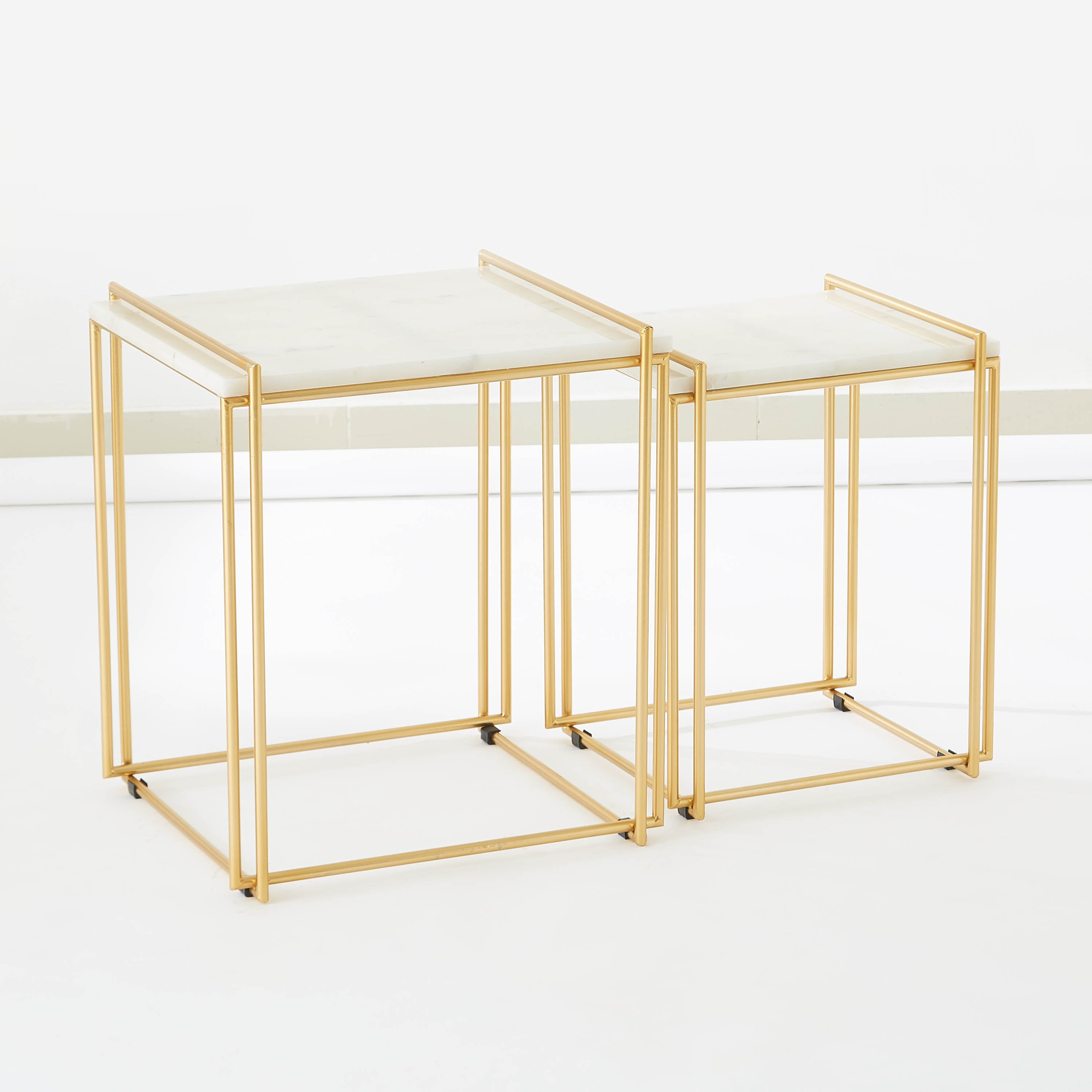 طاولة جانبية رخام من نيفا - طقم من قطعتين-hbxfurniture-livingroom-endtables-image-8