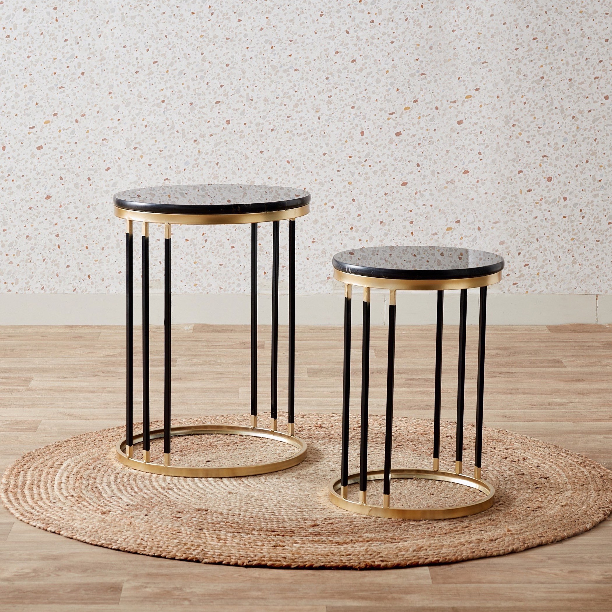 طاولات متداخلة من ميلروز - طقم من قطعتين-hbxfurniture-livingroom-nestingtables-image-2