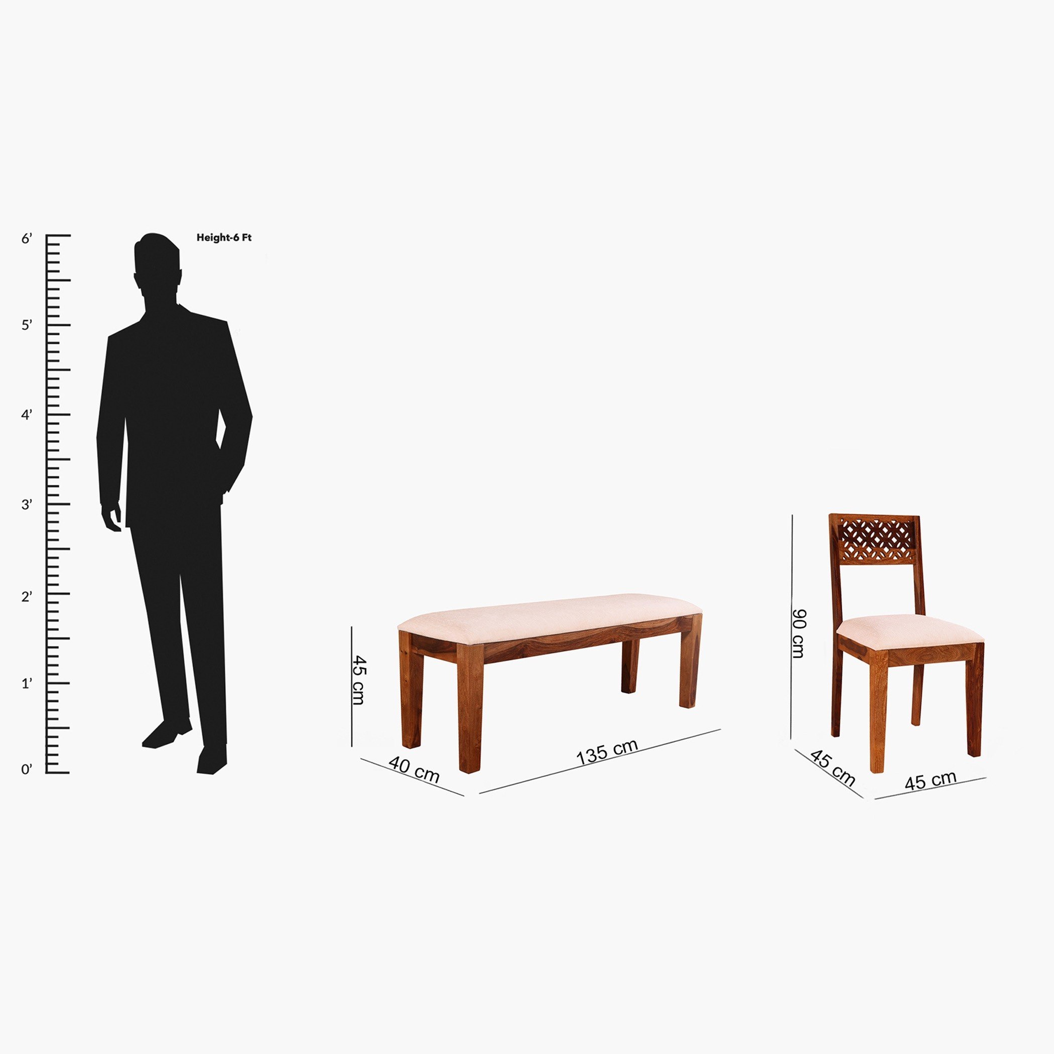 طقم سفرة 6 مقاعد مع مقعد بنش من جودبر-hbxfurniture-diningtablesandsets-diningsets-sixseater-image-16