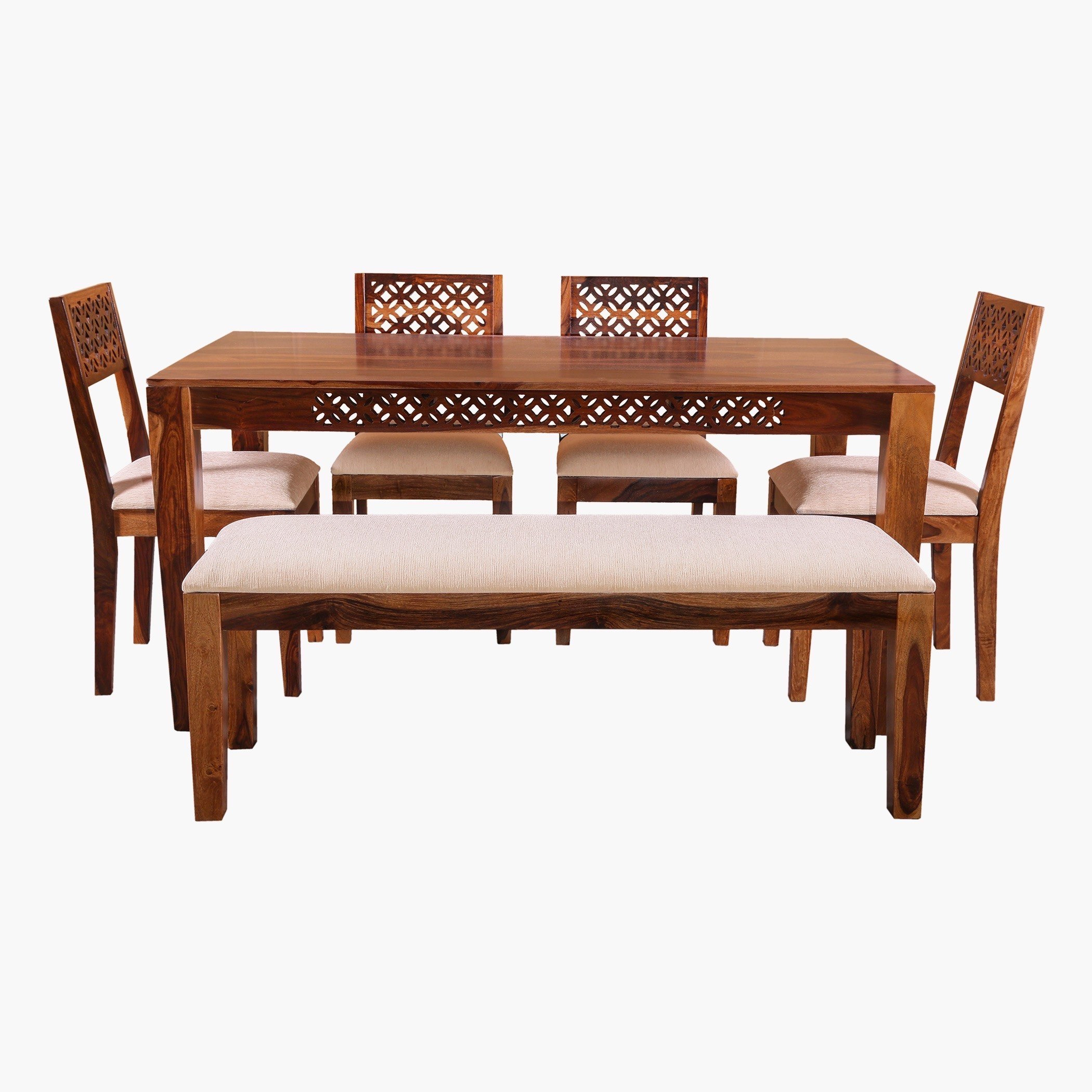 طقم سفرة 6 مقاعد مع مقعد بنش من جودبر-hbxfurniture-diningtablesandsets-diningsets-sixseater-image-3
