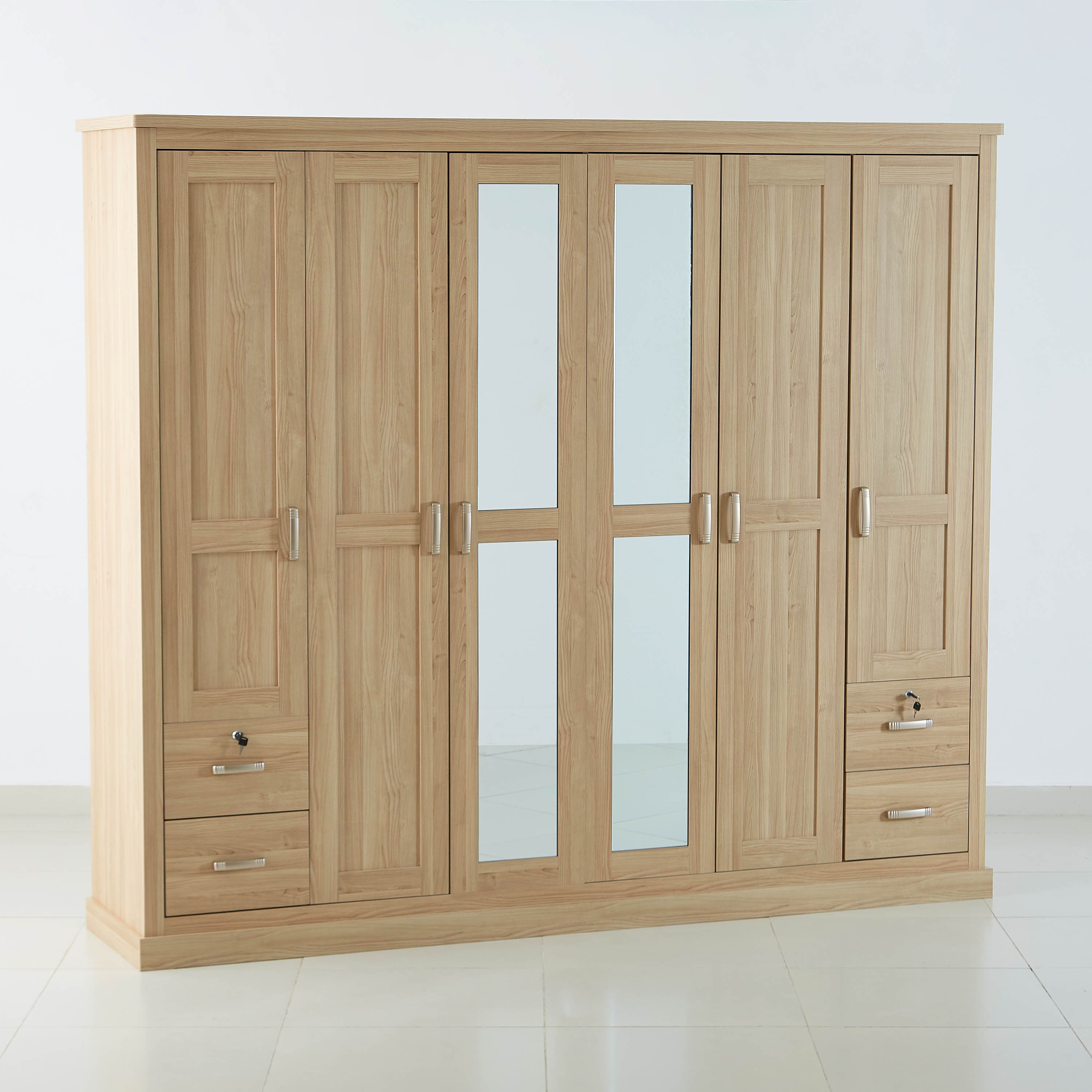 خزانة ملابس 6 أبواب بمرآة من سالفورد-hbxfurniture-wardrobes-image-10