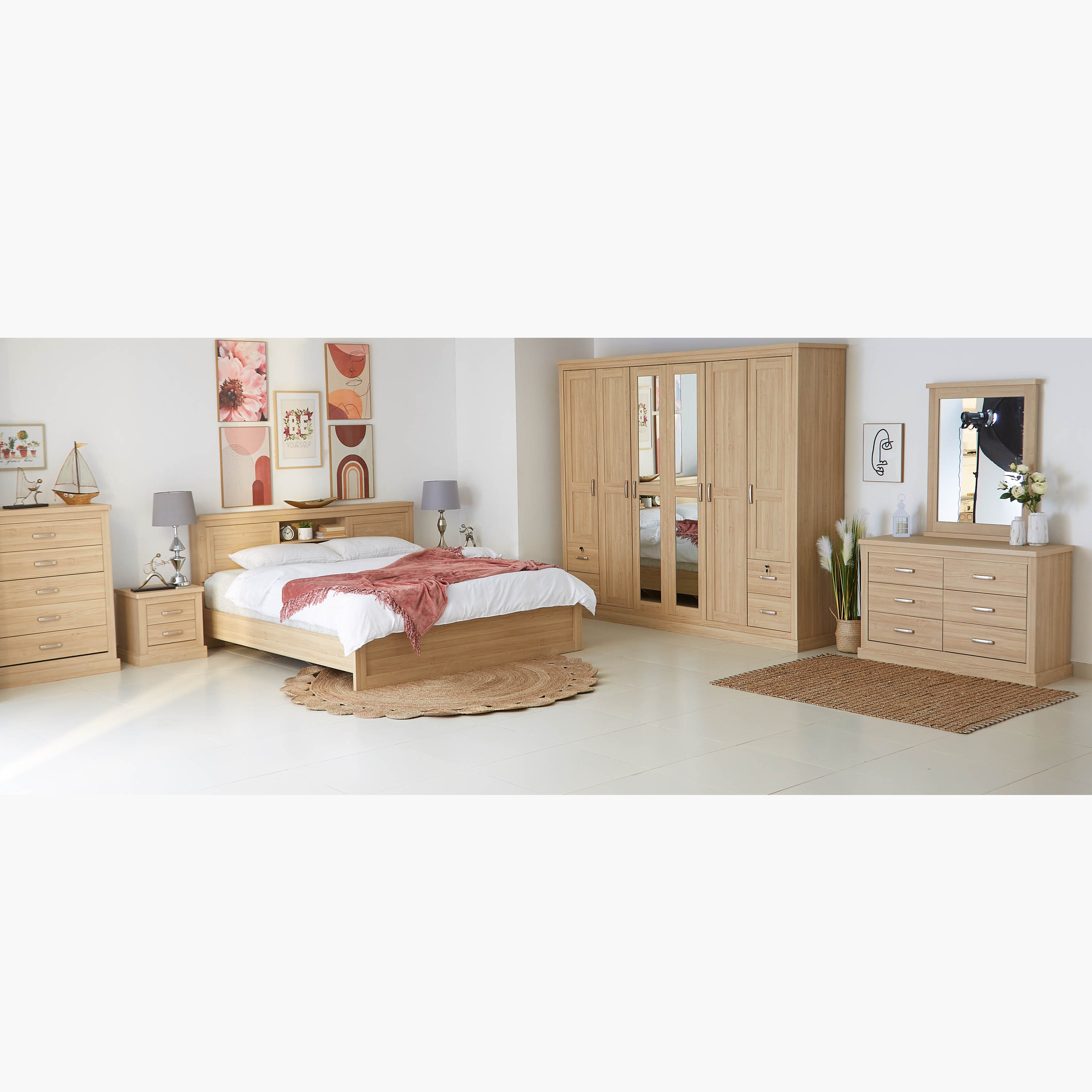 خزانة ملابس 6 أبواب بمرآة من سالفورد-hbxfurniture-wardrobes-image-11