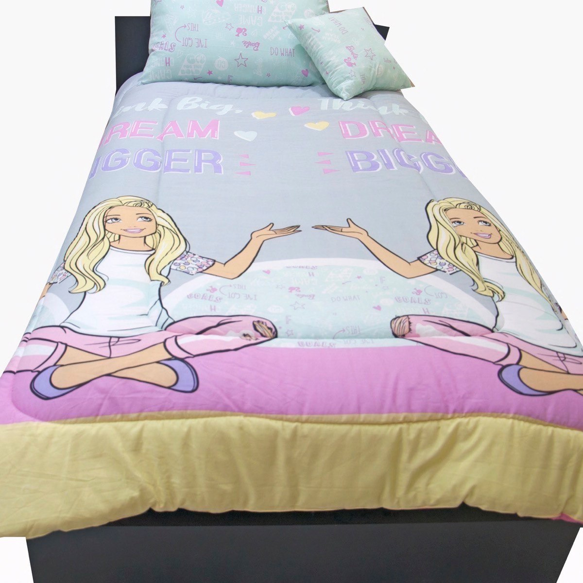 طقم لحاف مزدوج قطعتين باربي - 160x220 سم-hbxhomeware-hbxkidsandyouth-image-3