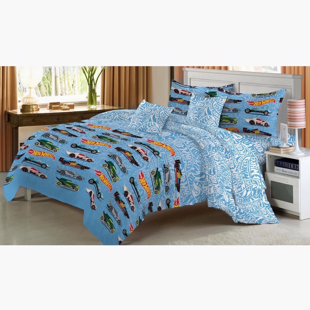 طقم لحاف مزدوج قطعتين من هوت ويلز- 160x220 سم-hbxhomeware-hbxkidsandyouth-image-1