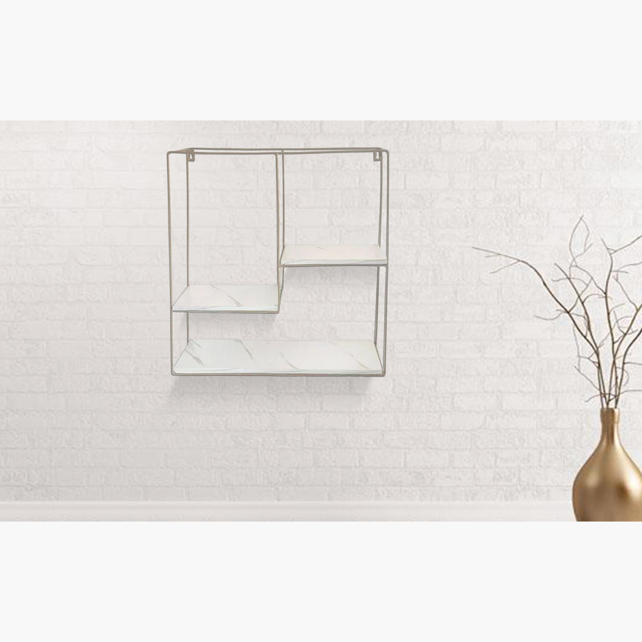 رف جداري مستطيل من أومبرا - 50×50×10 سم-hbxfurniture-mediaunitsandstorage-wallshelves-image-3