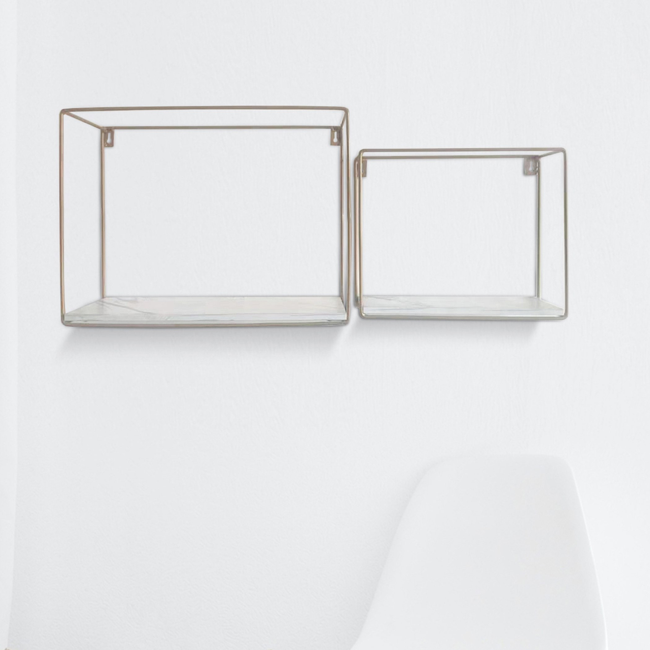 رف جداري قطعتين من أومبرا - 15×40×30 سم-hbxfurniture-mediaunitsandstorage-wallshelves-image-1