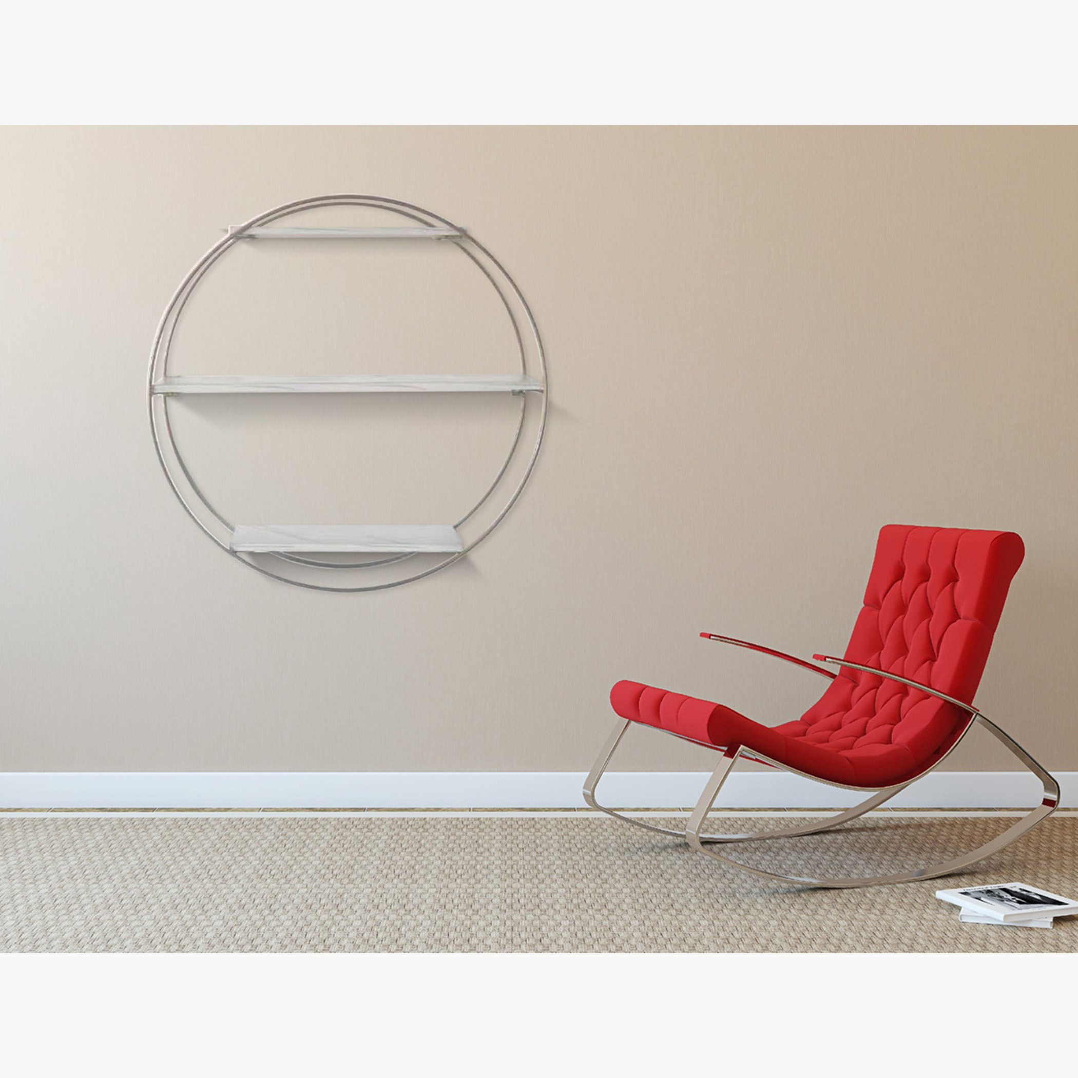 رف جداري دائري من أومبرا - 50 × 11 سم-hbxfurniture-mediaunitsandstorage-wallshelves-image-4