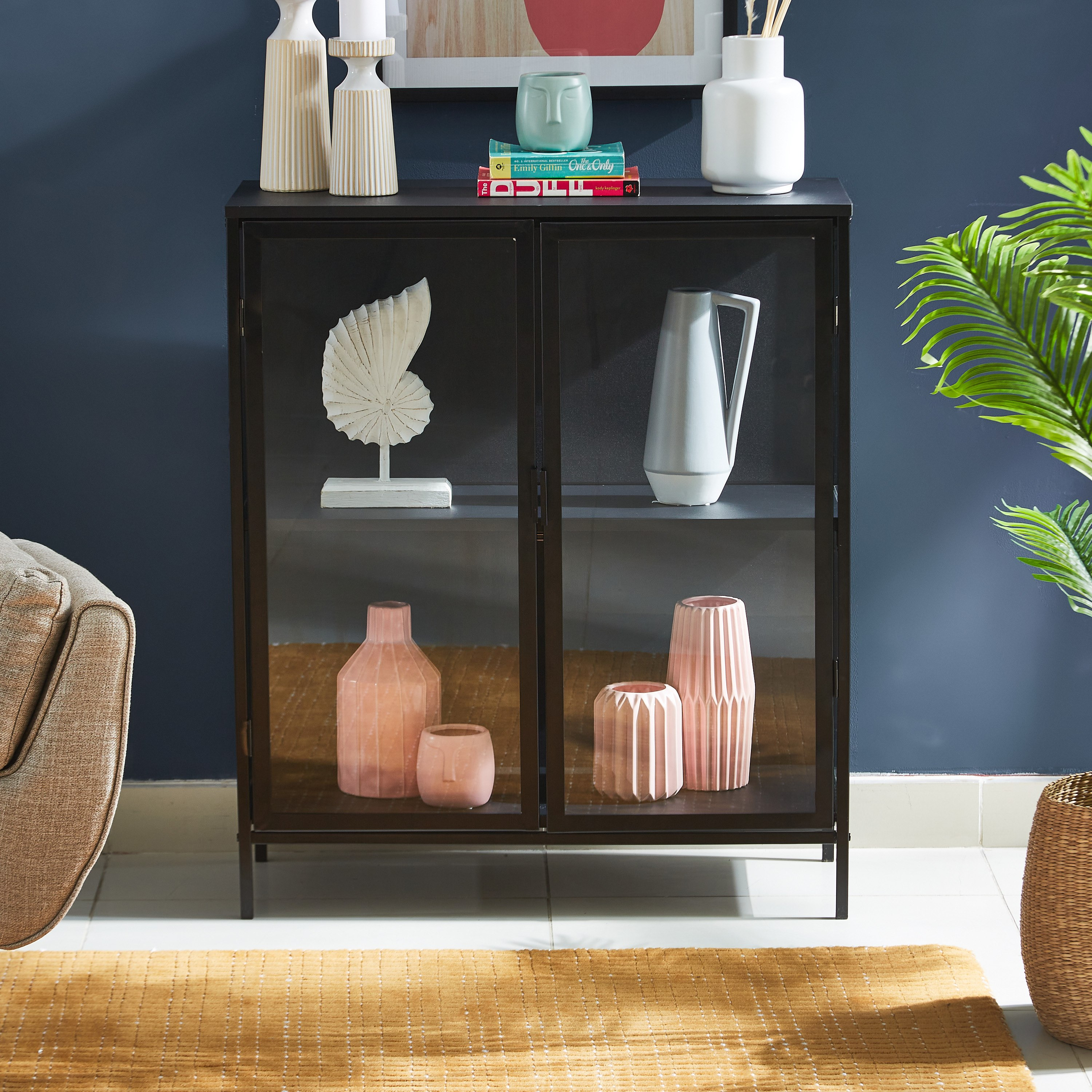 خزانة تحف ببابين ورف من هيوستن-hbxfurniture-diningroom-barcountersandbarstools-image-1