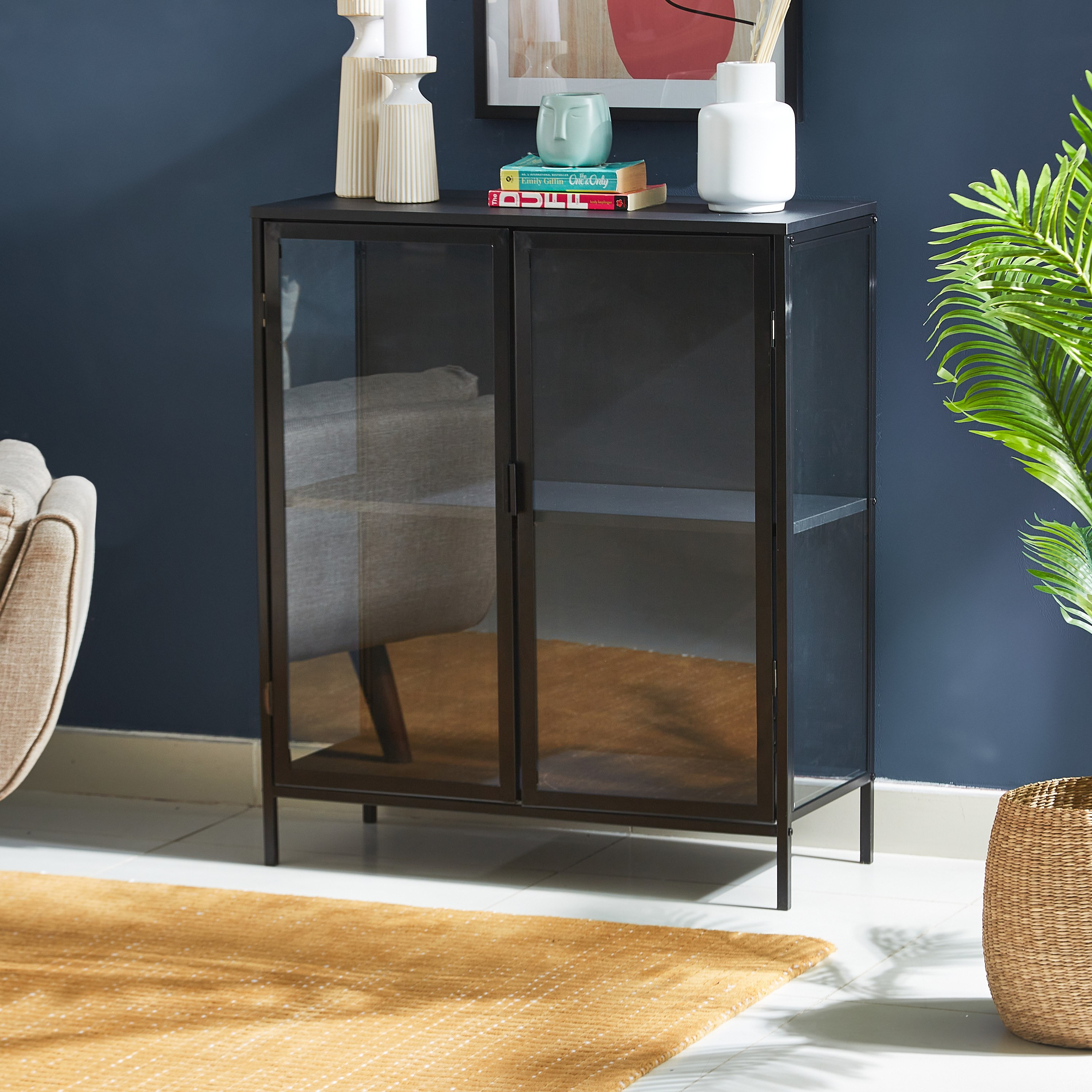 خزانة تحف ببابين ورف من هيوستن-hbxfurniture-diningroom-barcountersandbarstools-image-3