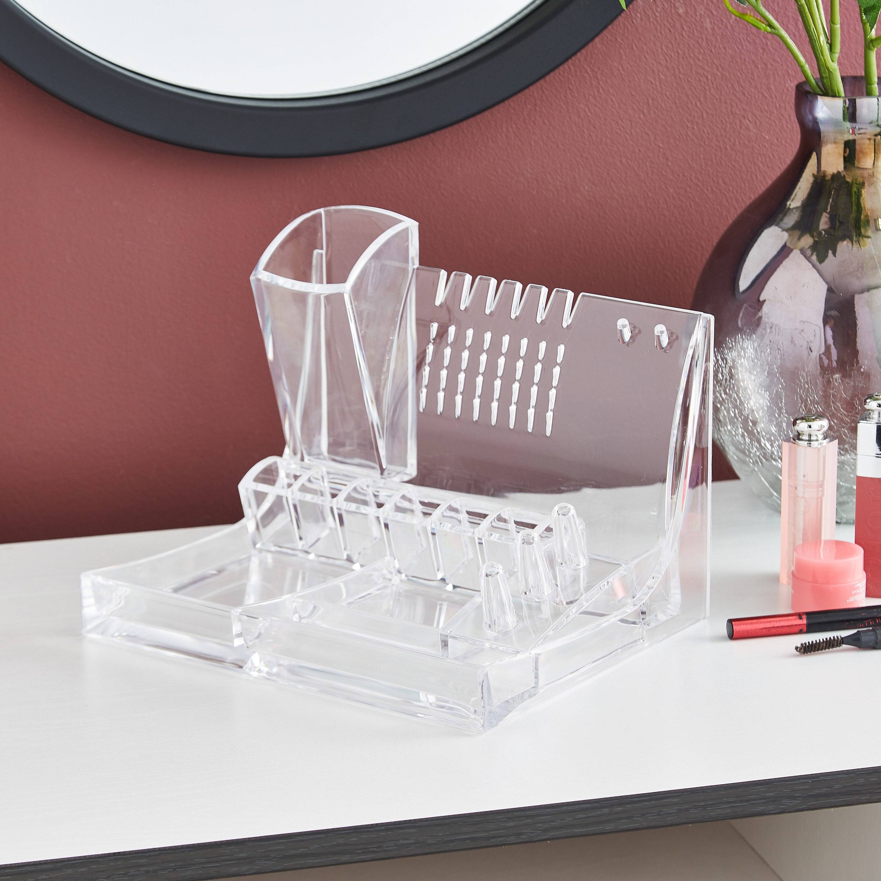 منظم مستحضرات تجميل كريستال-hbxbedroom-bedroomaccessories-jewelleryboxesandholders-image-1