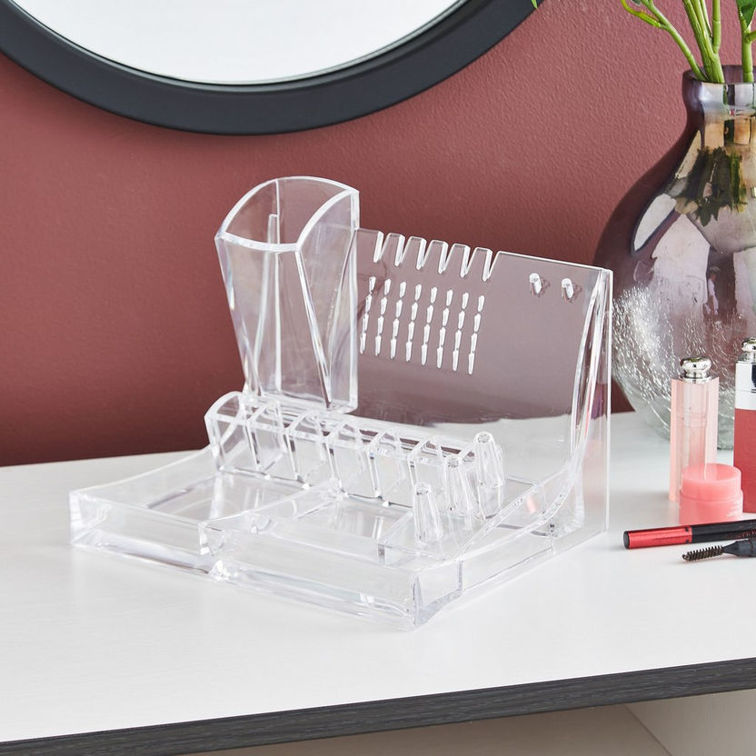 Crystal Cosmetics Organiser-Jewellery Boxes and Holders-image-0