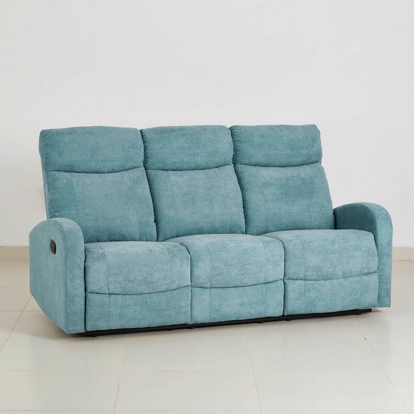 Oscar 3-Seater Fabric Recliner-Recliner Sofas-image-10