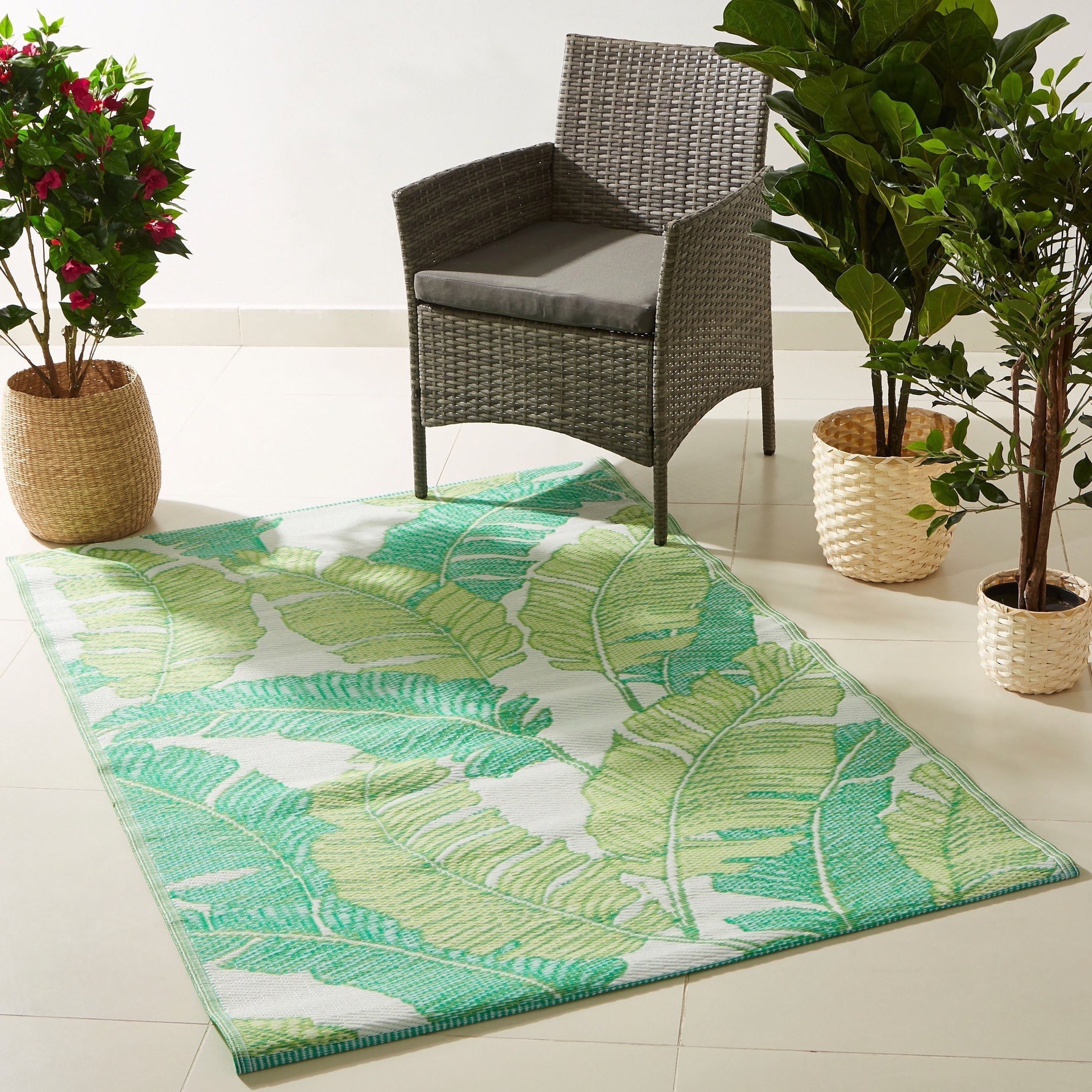حصيرة تروبيكال من البولي بروبيلين للاستخدام الداخلي والخارجي من أرلو - 180x120 سم-hbxhomeware-hbxlivingroom-image-1