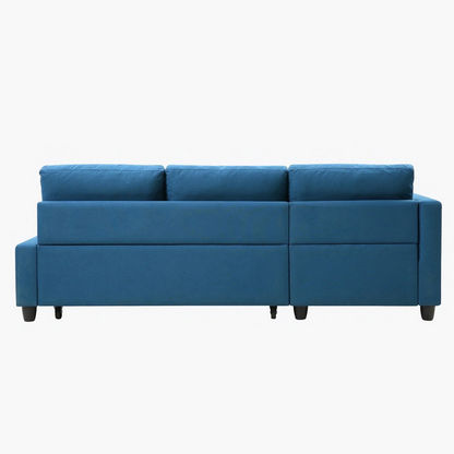 Spacer Left Right Fabric Corner Sofa Bed with Storage