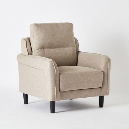 Oakland 1-Seater Fabric Sofa-Armchairs-image-8