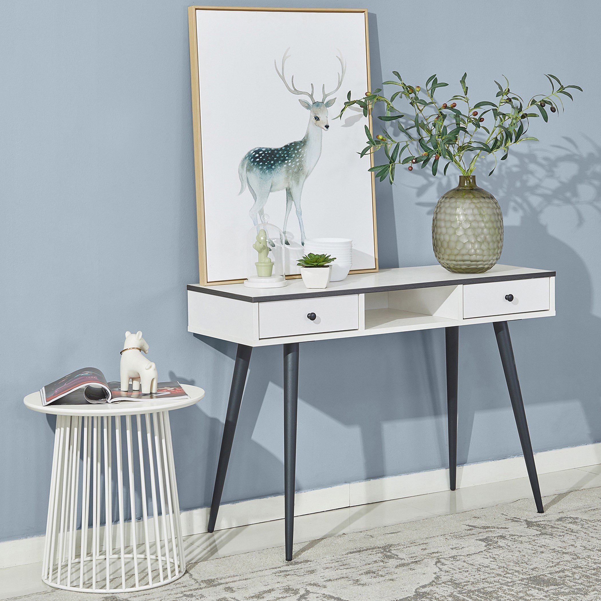 Finland Console Table with 2 Drawers-hbxfurniture-tablesandstands-consoletables-image-9
