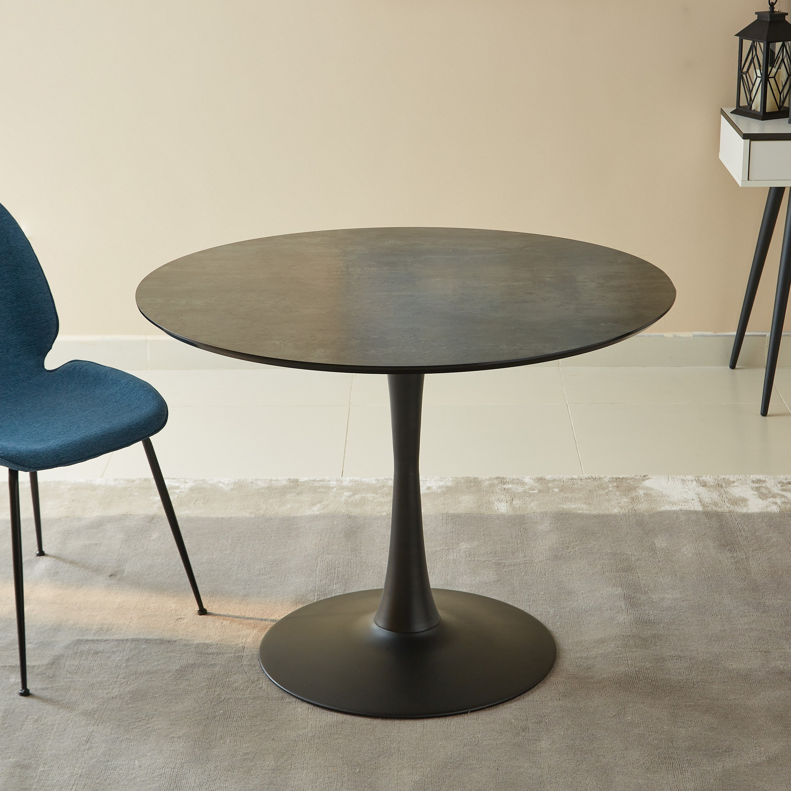 طاولة سفرة مستديرة 4 مقاعد - إلفيس-hbxfurniture-diningtablesandsets-diningtables-fourseater-image-2