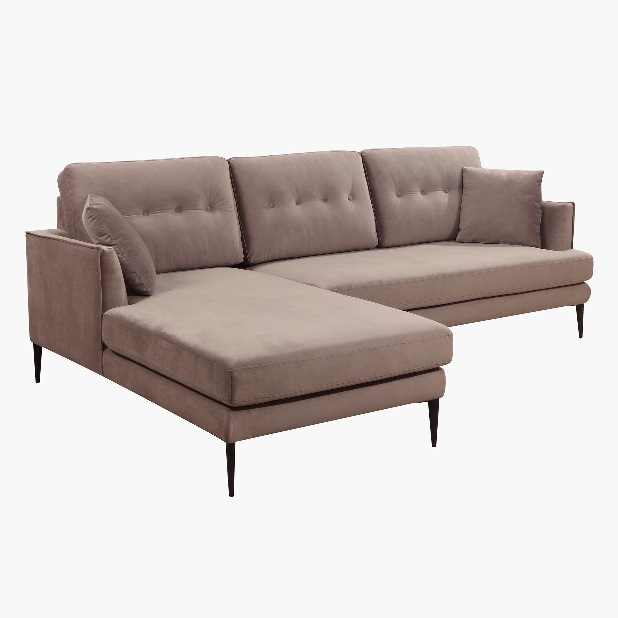 كنبة مخمليّة ركنيّة يسار مع وسادتين من توباز-hbxlivingroom-sofasandarmchairs-sofas-image-2