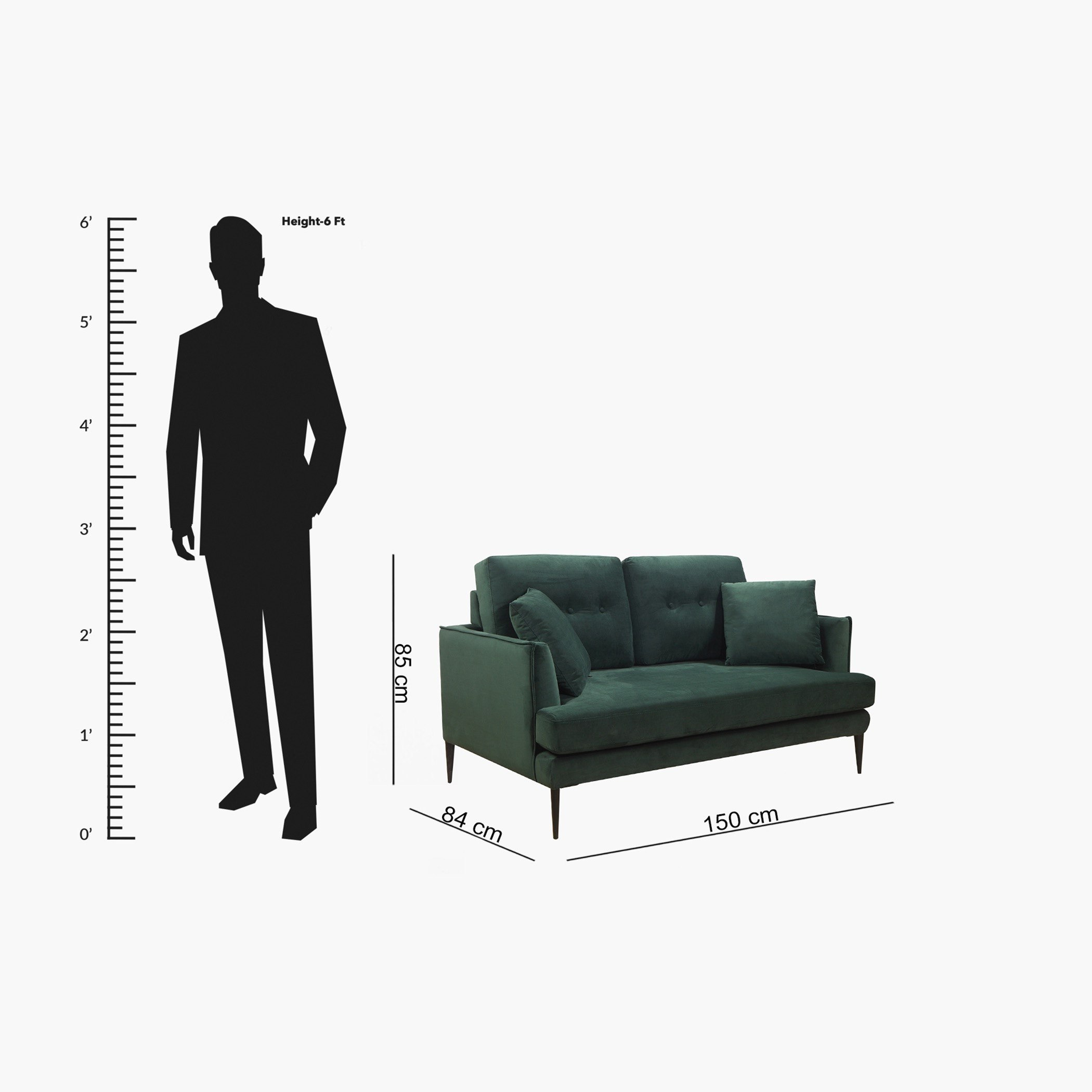 كنبة مخمليّة مقعدين مع وسادتين من توباز-hbxlivingroom-sofasandarmchairs-sofas-image-10
