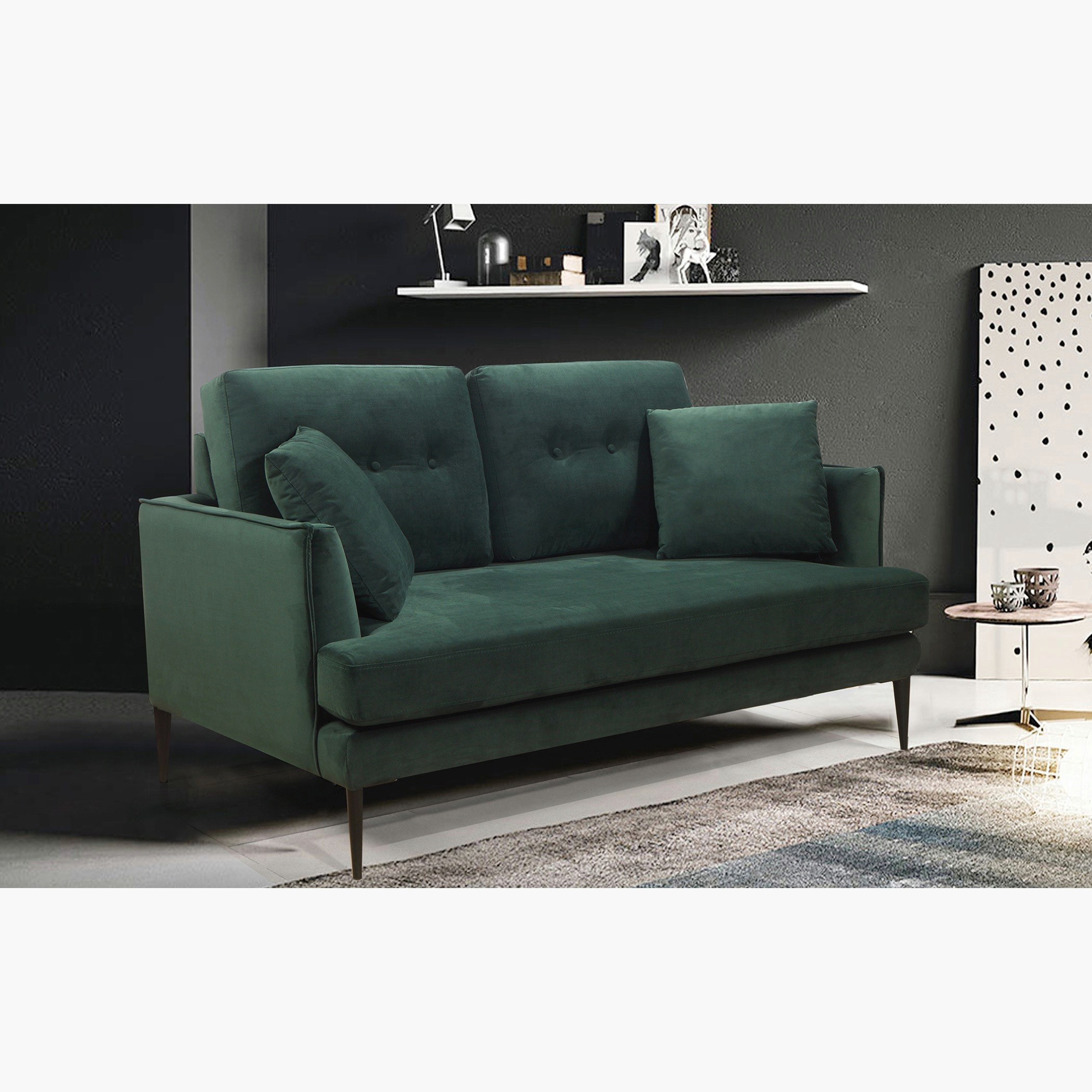 كنبة مخمليّة مقعدين مع وسادتين من توباز-hbxlivingroom-sofasandarmchairs-sofas-image-2