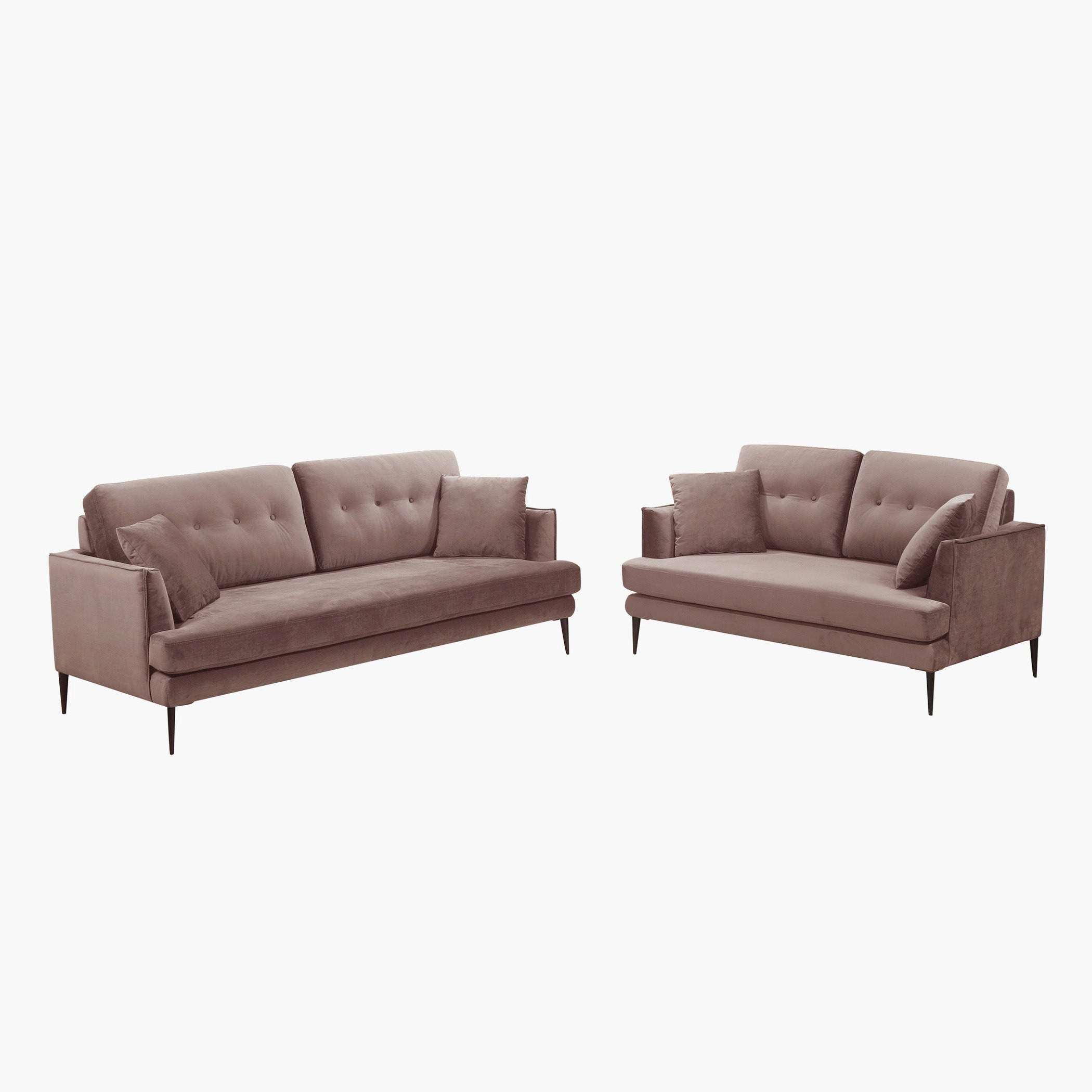 كنبة مخمليّة مقعدين مع وسادتين من توباز-hbxlivingroom-sofasandarmchairs-sofas-image-8