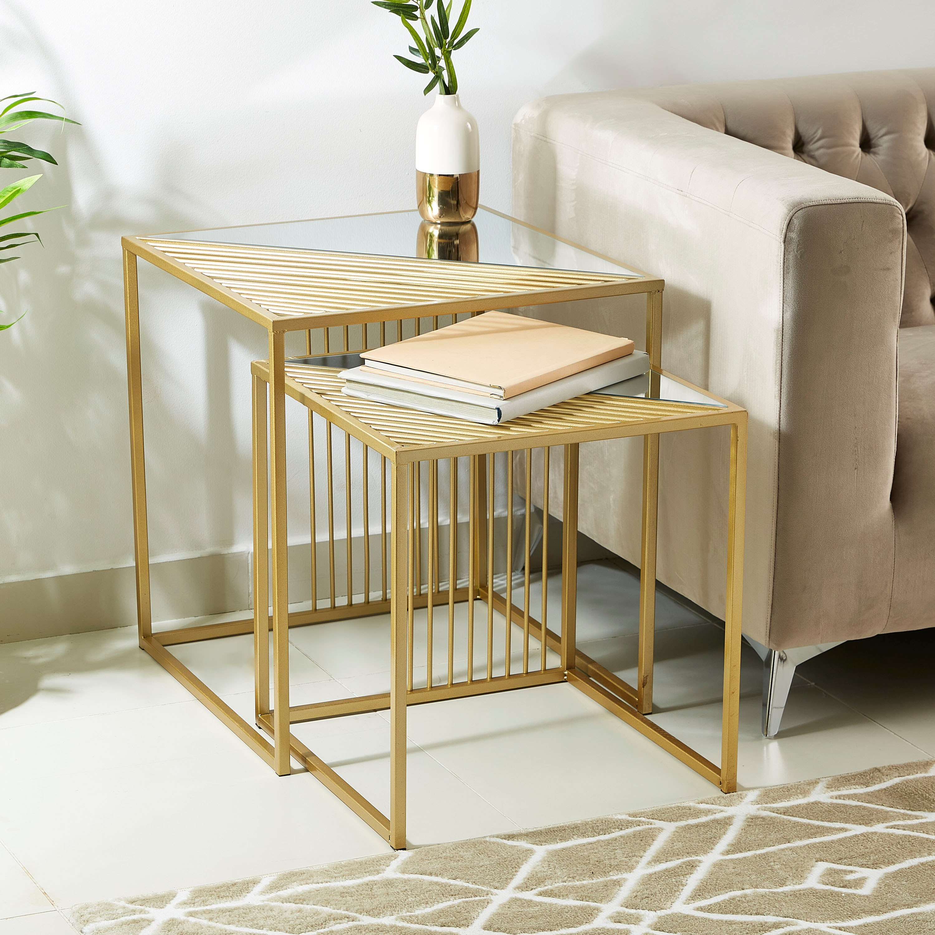 طاولات متداخلة من آكسيوم - طقم من قطعتين-hbxfurniture-livingroom-nestingtables-image-1