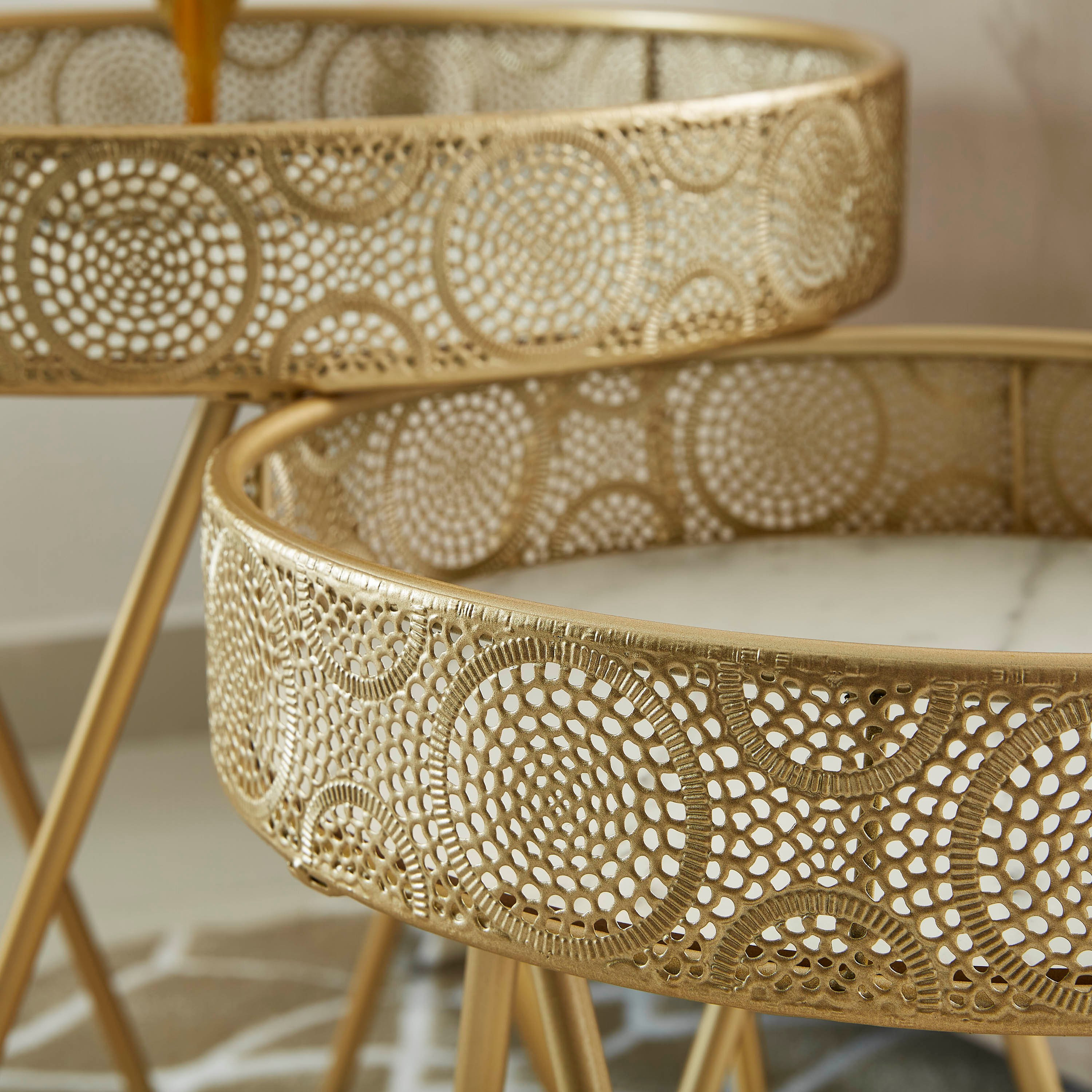 طقم طاولة جانبية قطعتين بسطح رخام من ميرابيل-hbxfurniture-livingroom-endtables-image-3
