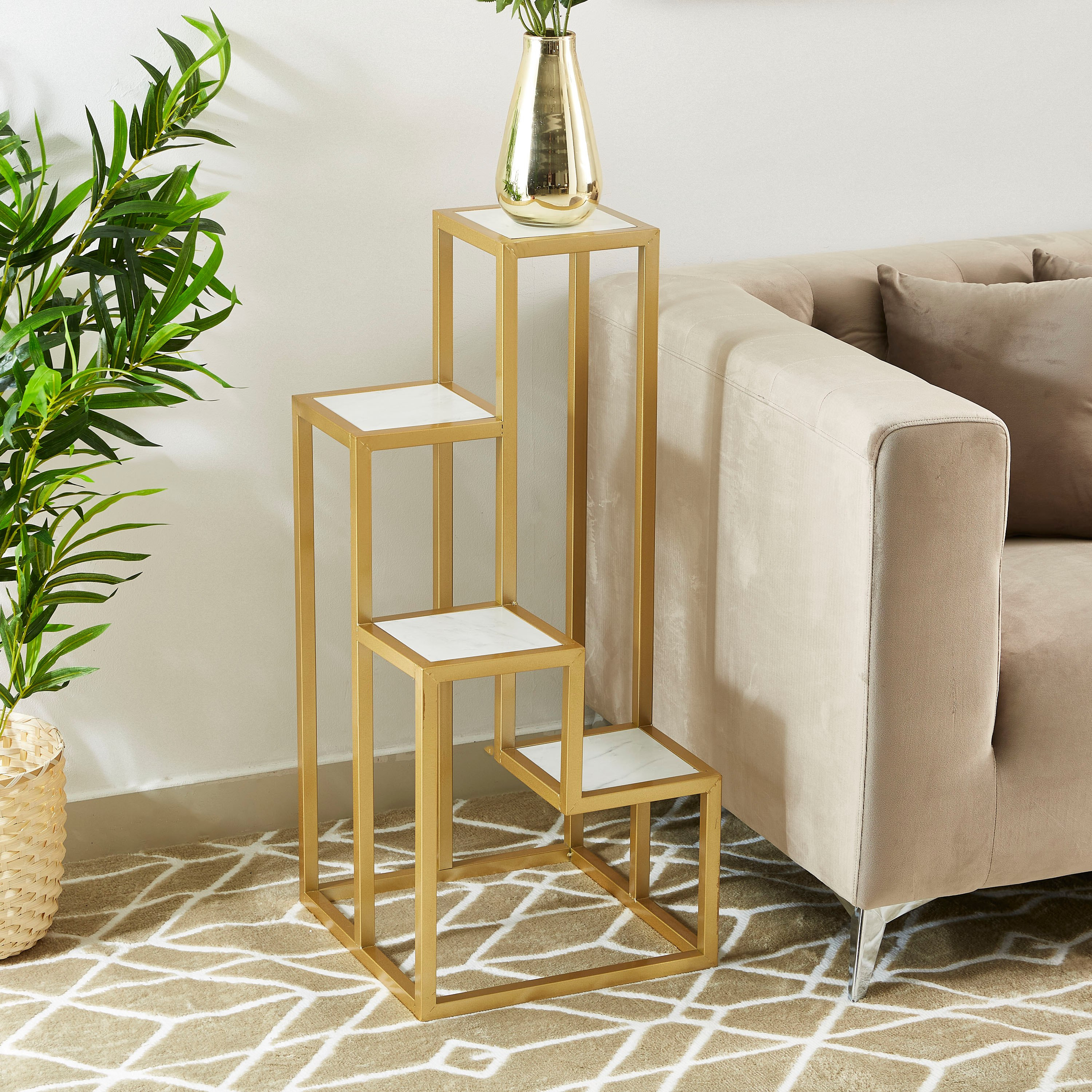 طاولة جانبية للزينة 4 أرفف من ستان-hbxfurniture-livingroom-endtables-image-1